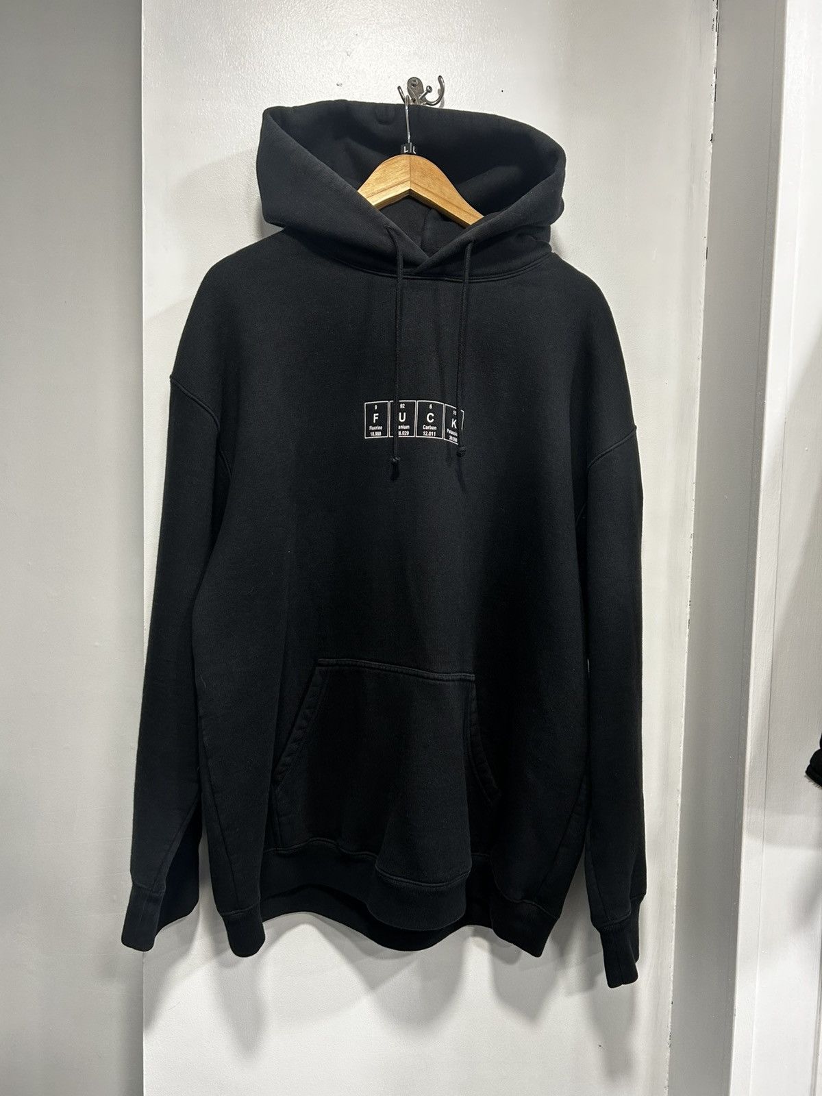 Vetements Vetements Chemical FUCK hoodie Size US L / EU 52-54 / 3 - 8 Thumbnail