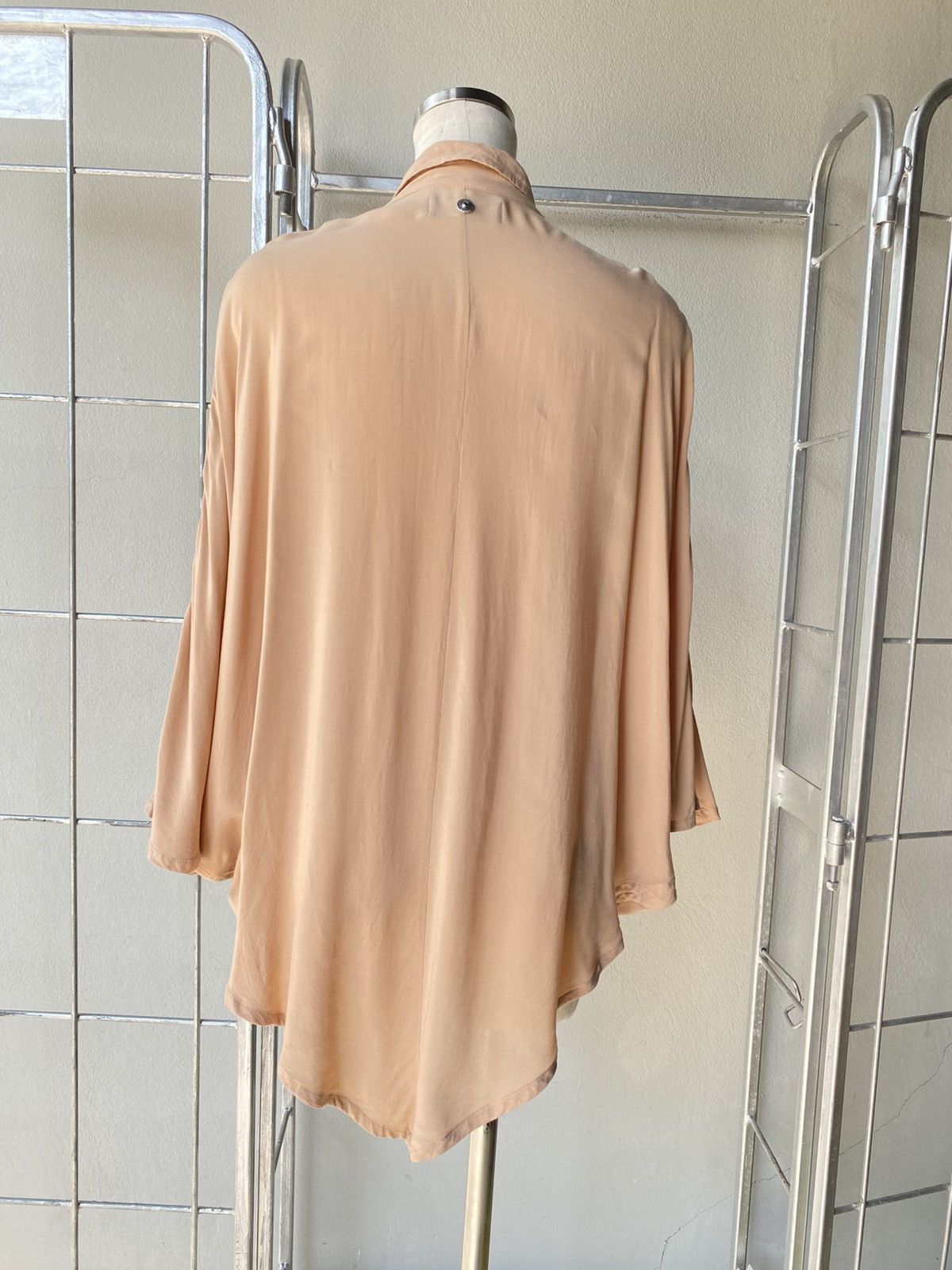 Diesel DIESEL Beige Oversized Button-Up Shirt Size M / US 6-8 / IT 42-44 - 4 Thumbnail