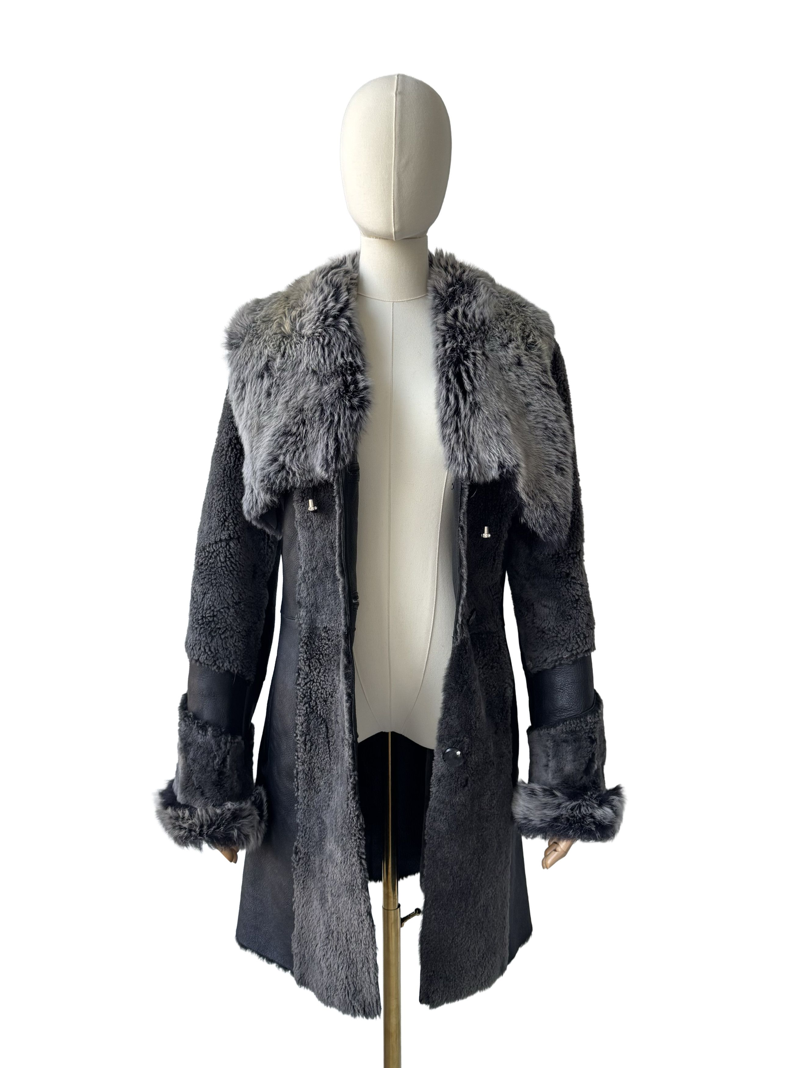 Vintage Vintage Real Sheepskin Coat Size S / US 4 / IT 40 - 3 Thumbnail