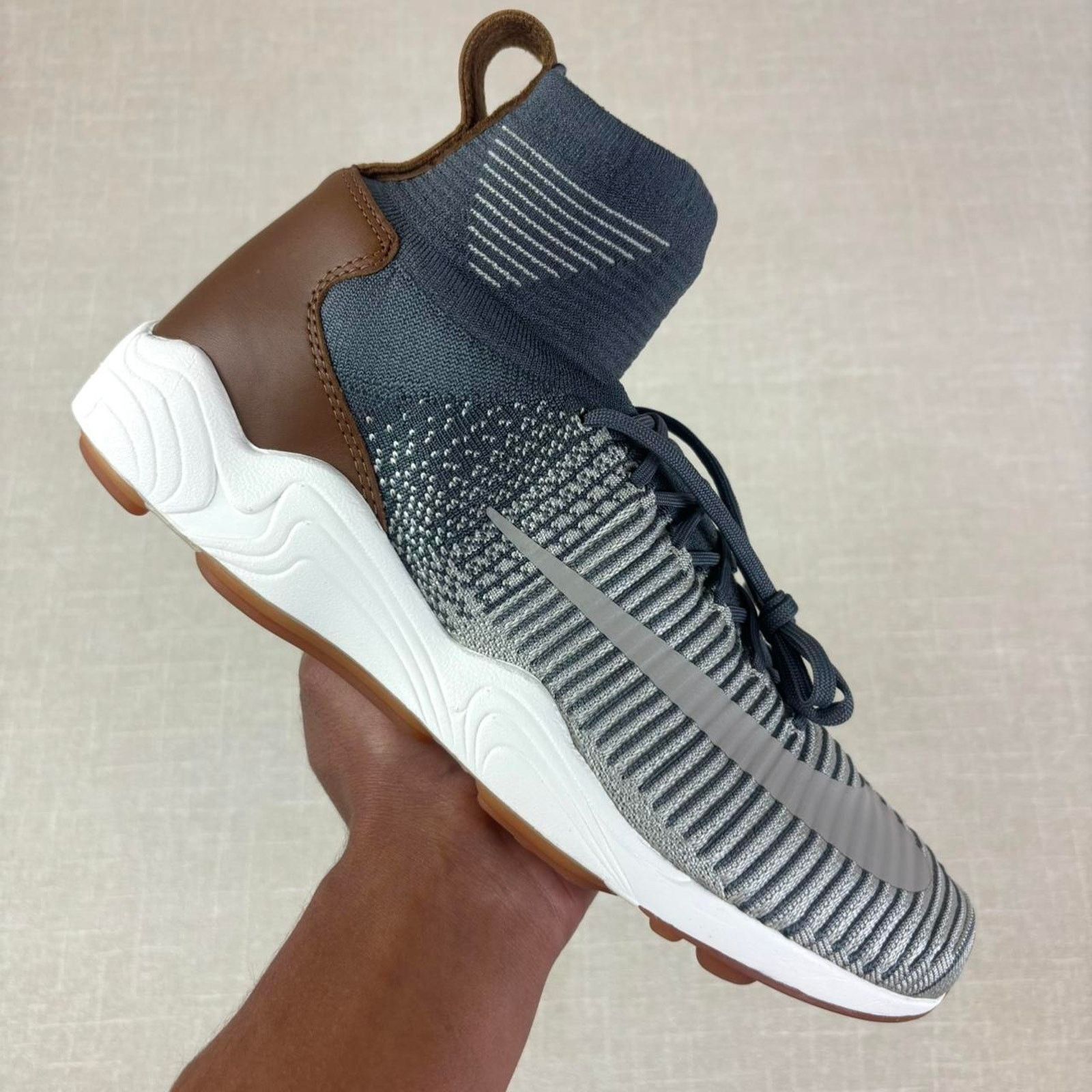 Nike 🐘 2017 Nike Zoom Mercurial Xl Fk “Dark Grey/Pale Grey” 10W Size US 10 / IT 40 - 1 Thumbnail