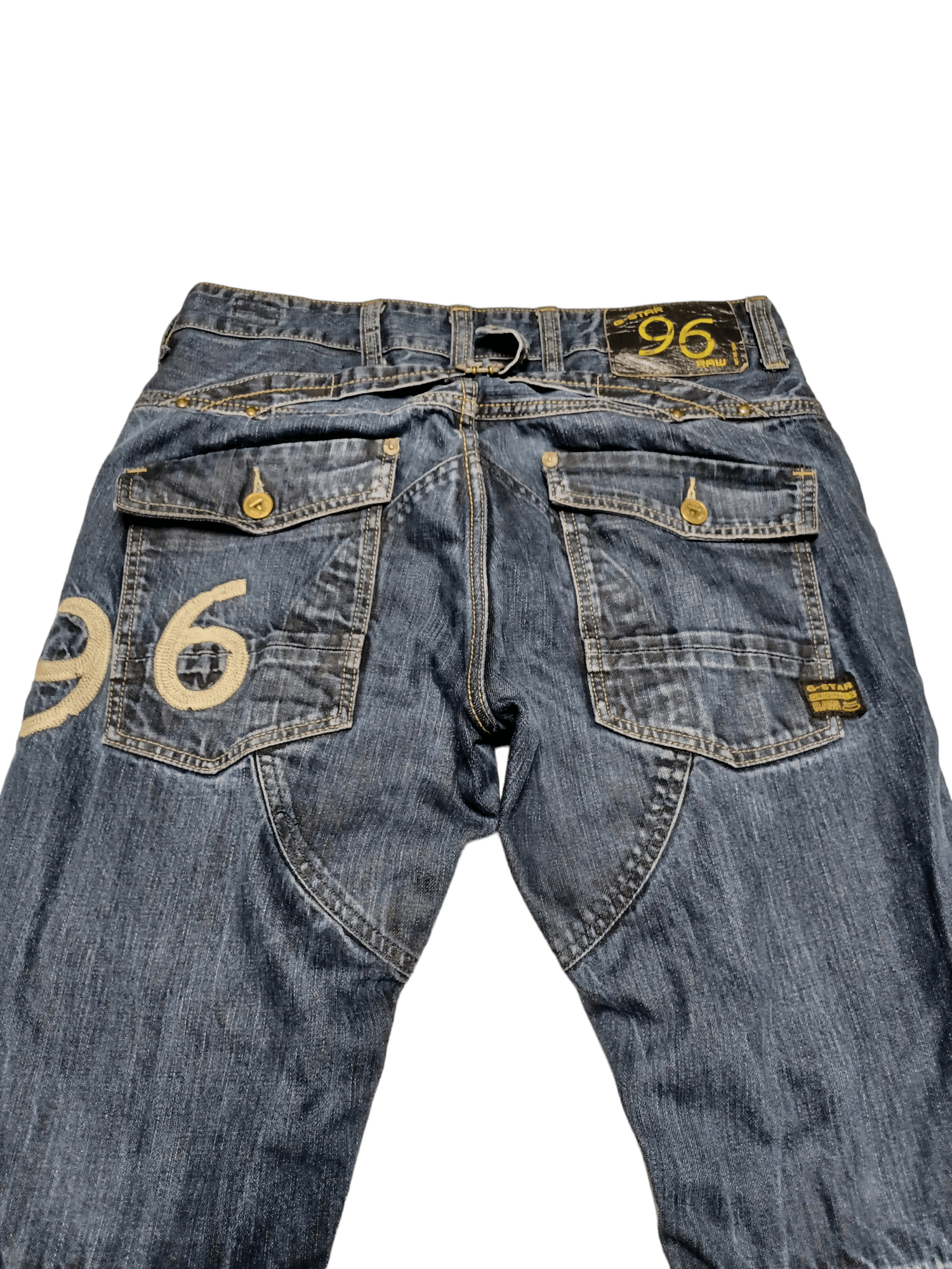 G-Star G STAR RAW 96 VINTAGE BIGLOGO W34 L 32 JEANS DENIM Size US 34 / EU 50 - 3 Thumbnail