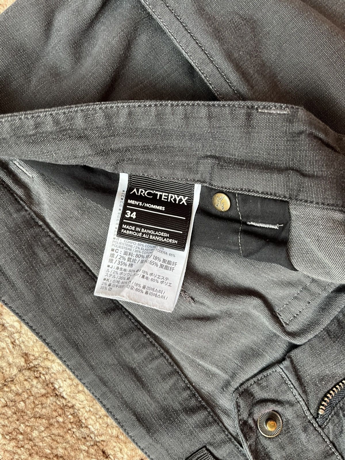Arc'teryx Arcteryx Outdoor Streetwear Hiking Travel Denim Pants Size US 34 / EU 50 - 4 Thumbnail