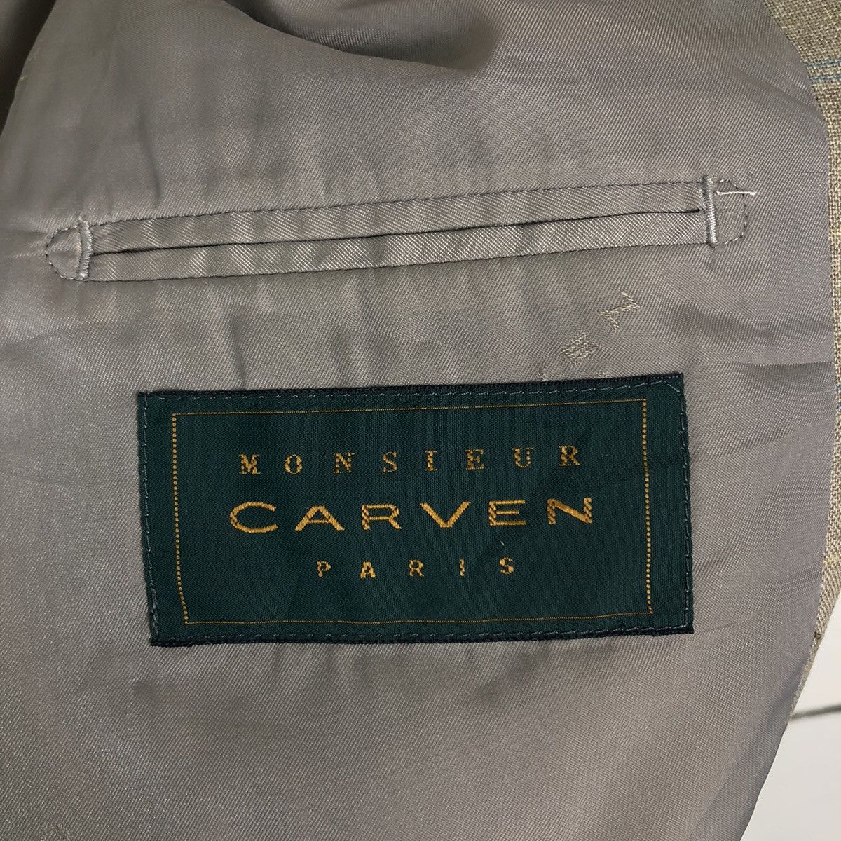 Japanese Brand 🔥Vintage Monsiuer Carven Paris Double Breasts Coats Size US M / EU 48-50 / 2 - 18 Thumbnail