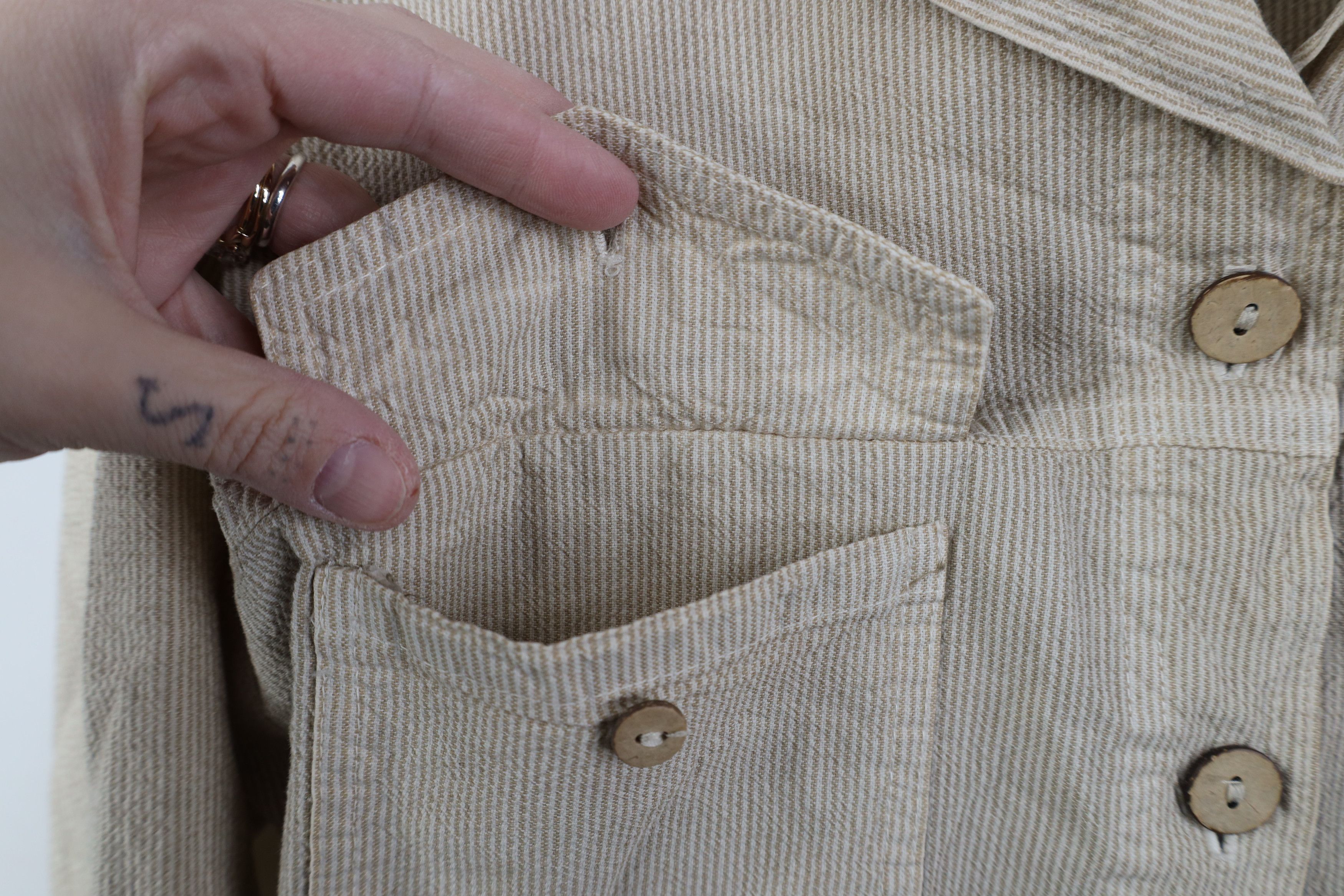 Vintage Vintage 90s Streetwear Cotton Shirt Trucker Jacket Jac USA Size M / US 6-8 / IT 42-44 - 6 Thumbnail