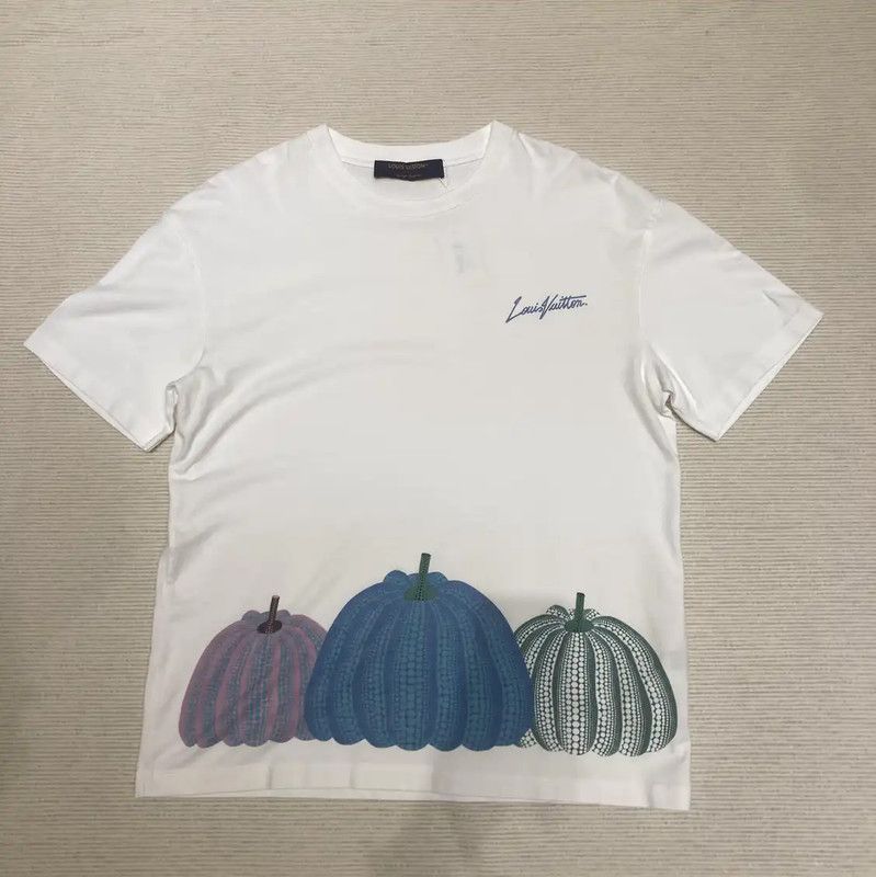 Louis Vuitton Louis Vuitton White Cotton Short Sleeve T-Shirt 0089 Size US M / EU 48-50 / 2 - 1 Thumbnail