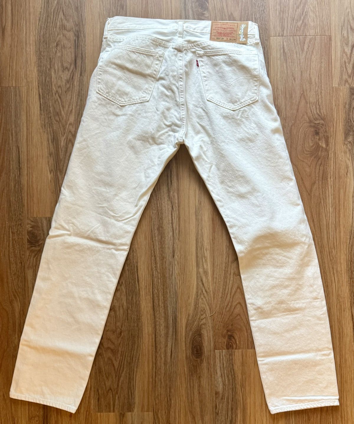 DENIM TEARS Denim Tears, X Levi’s Cream / Egg Shell 501 New Size US 36 / EU 52 - 2 Thumbnail