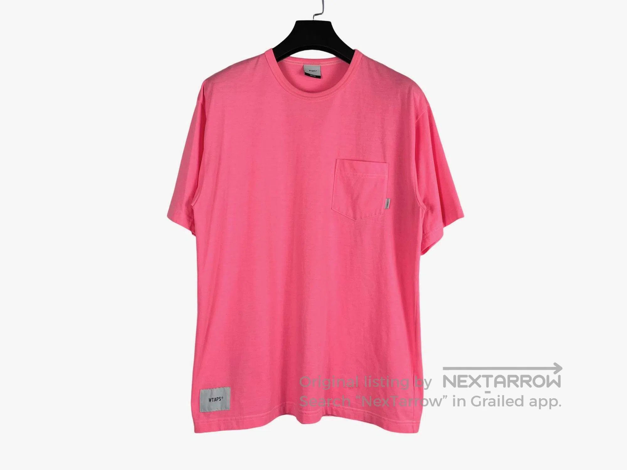 Wtaps WTAPS Small Logo Pink Pocket Short Sleeve Size US L / EU 52-54 / 3 - 1 Thumbnail