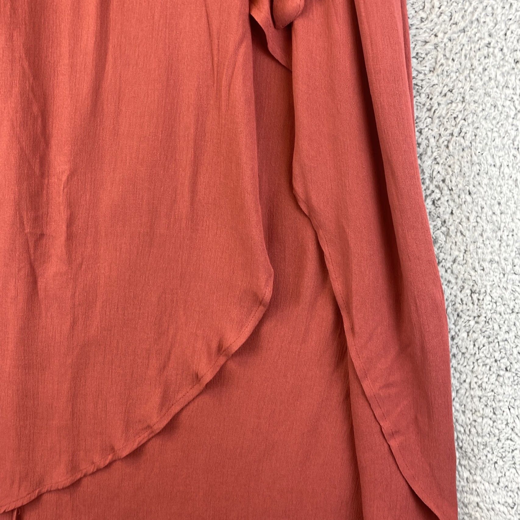 Vintage Cape Juby Long Maxi Skirt Women's XL Light Brown Mauve Solid Casual All Seasons Size 40" / US 18 - 5 Thumbnail