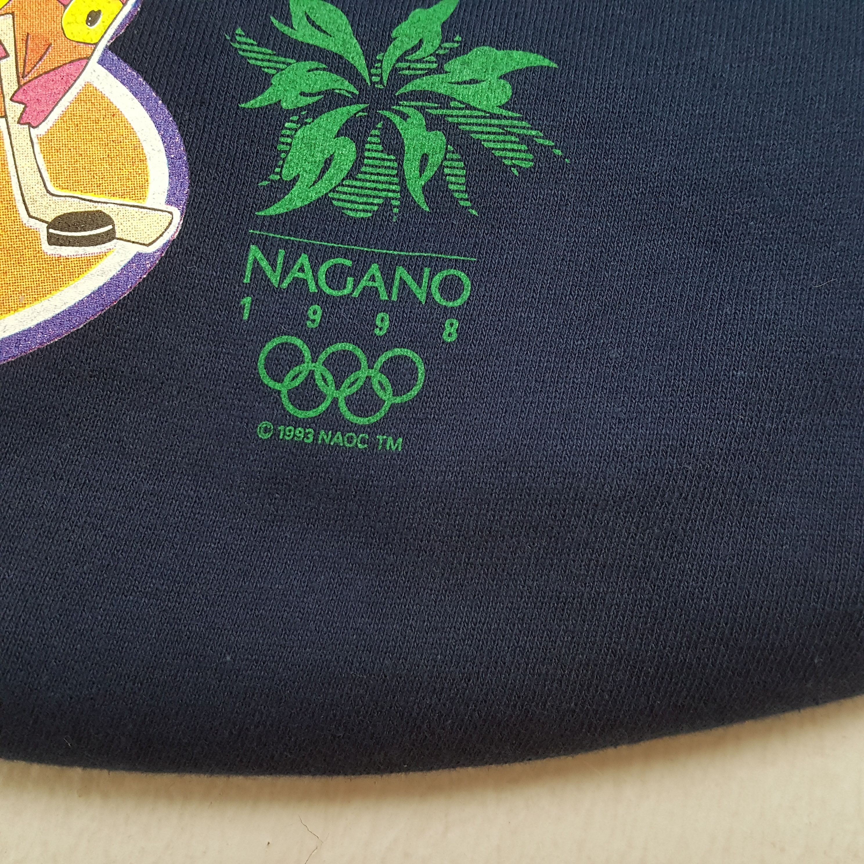 USA Olympics × Vintage Vintage OLYMPICS MAGANO 1998 Sportswear Promo Sweatshirts Size US M / EU 48-50 / 2 - 7 Thumbnail