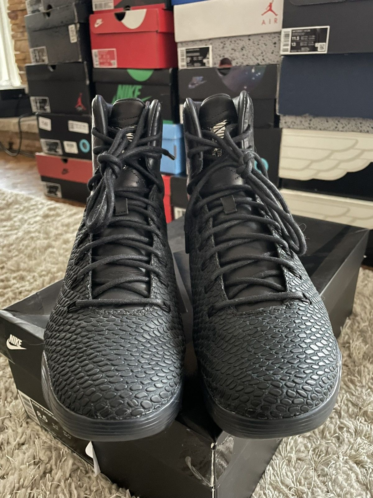 Nike Nike Kobe 9 High KRM EXT Black Mamba Size US 8.5 / EU 41-42 - 4 Thumbnail