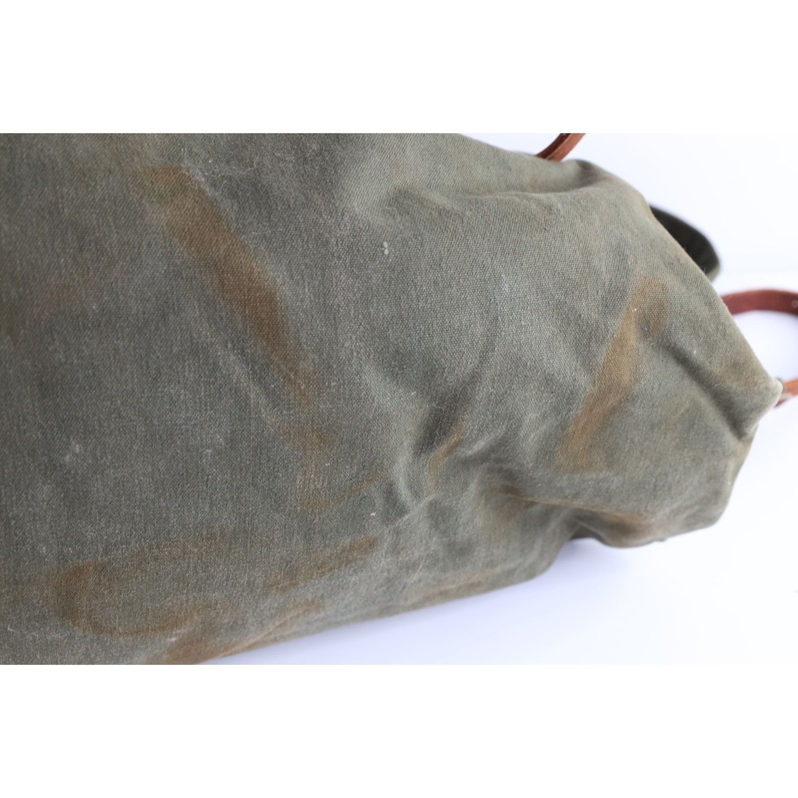 Duluth Pack Vintage Duluth Pack Heavy Canvas Leather Safford Pack Bag Size ONE SIZE - 6 Thumbnail