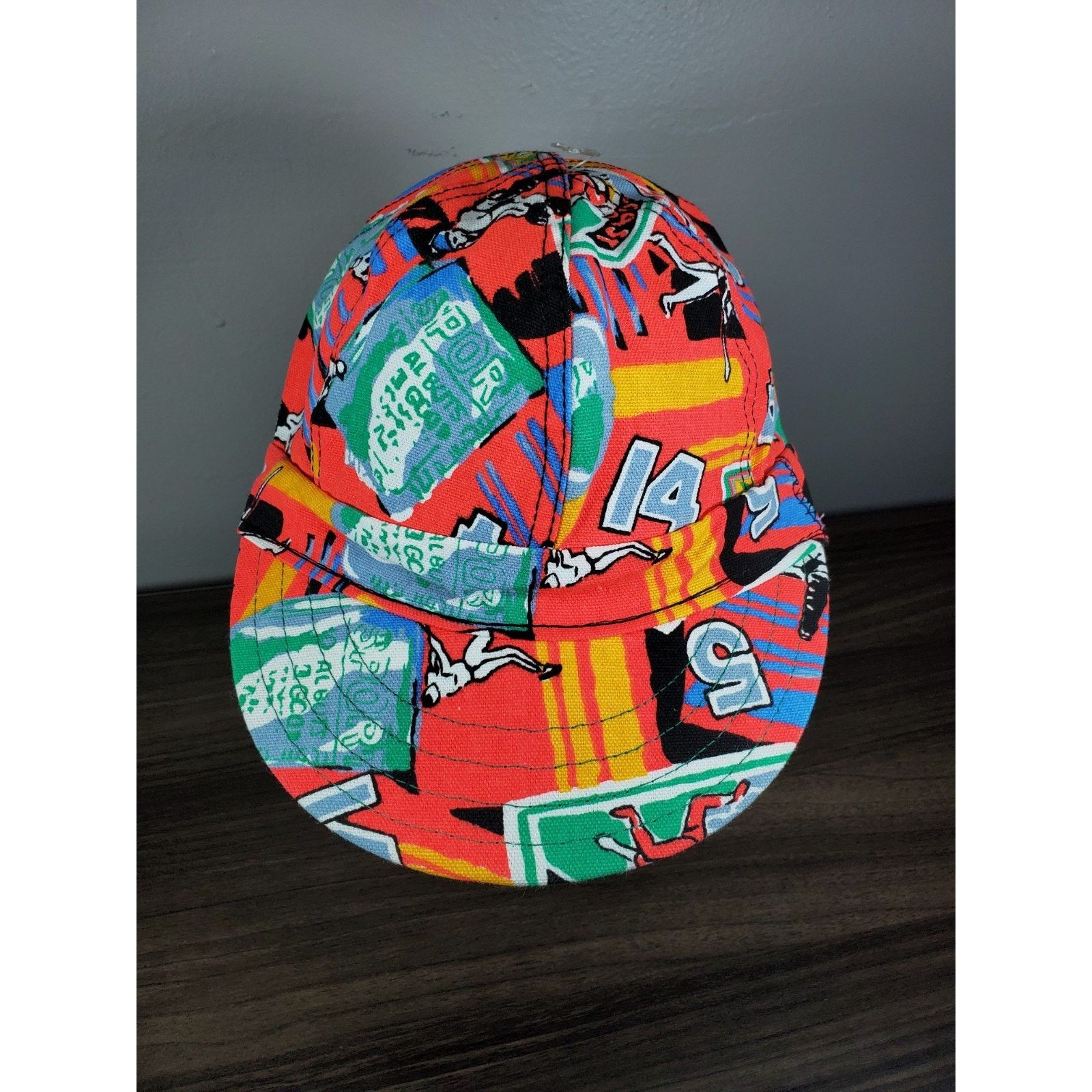 Stormy Kromer × Vintage Kromer Baseball All Over Print Fitted Railroad Hat Cap 7 1/8 Size 32 - 2 Thumbnail
