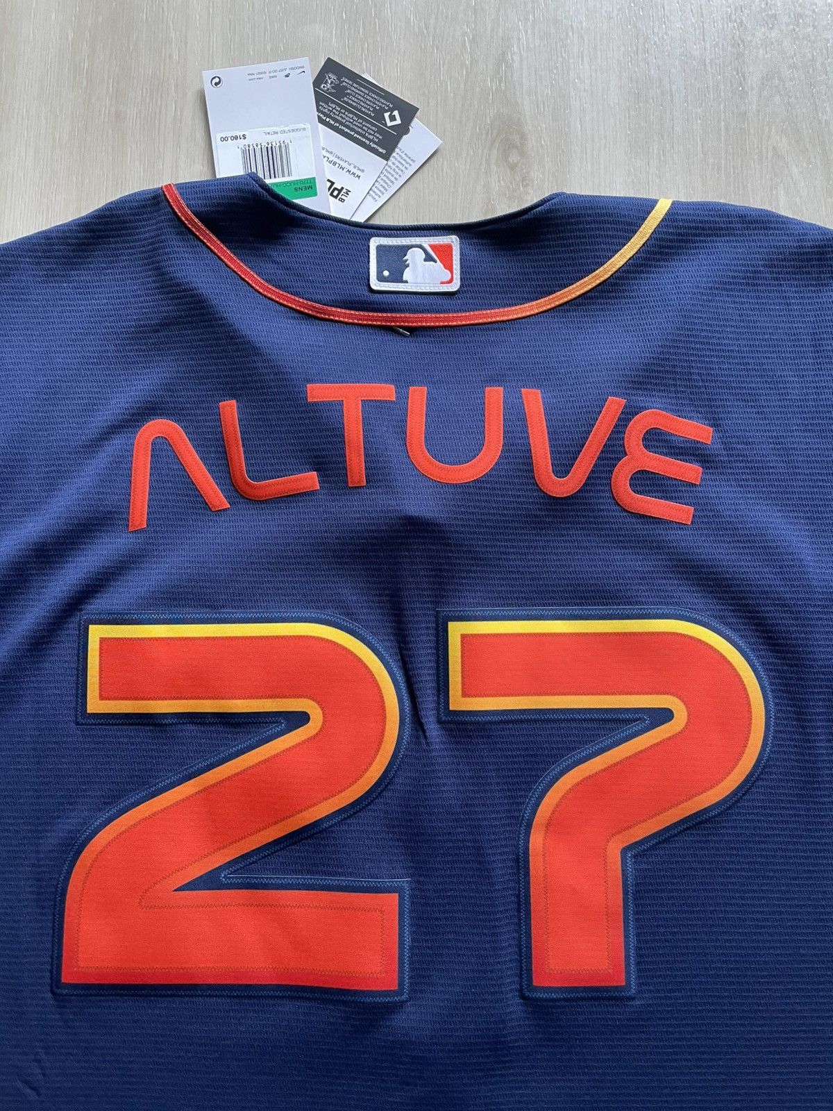 Nike NWT Nike Jose Altuve Houston Astros Space City Connect Sz L Size US L / EU 52-54 / 3 - 3 Thumbnail