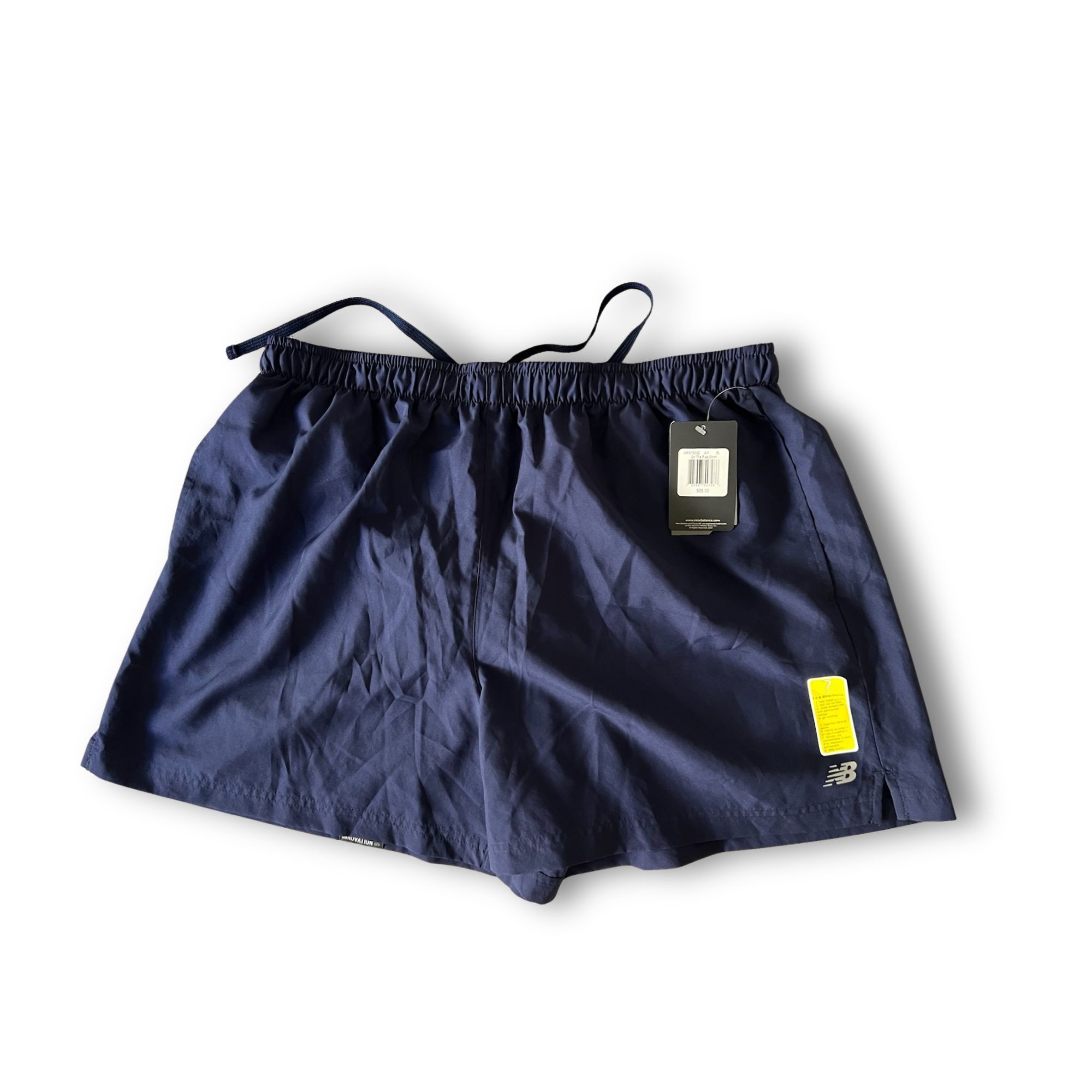 New Balance New Balance Mens "On The Rise" Navy Blue Athletic Shorts XL Size US 35 - 2 Thumbnail