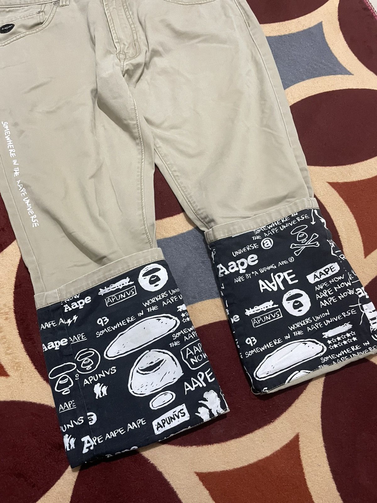 Aape CRAZY Aape chinos AOP Size US 35 - 8 Thumbnail