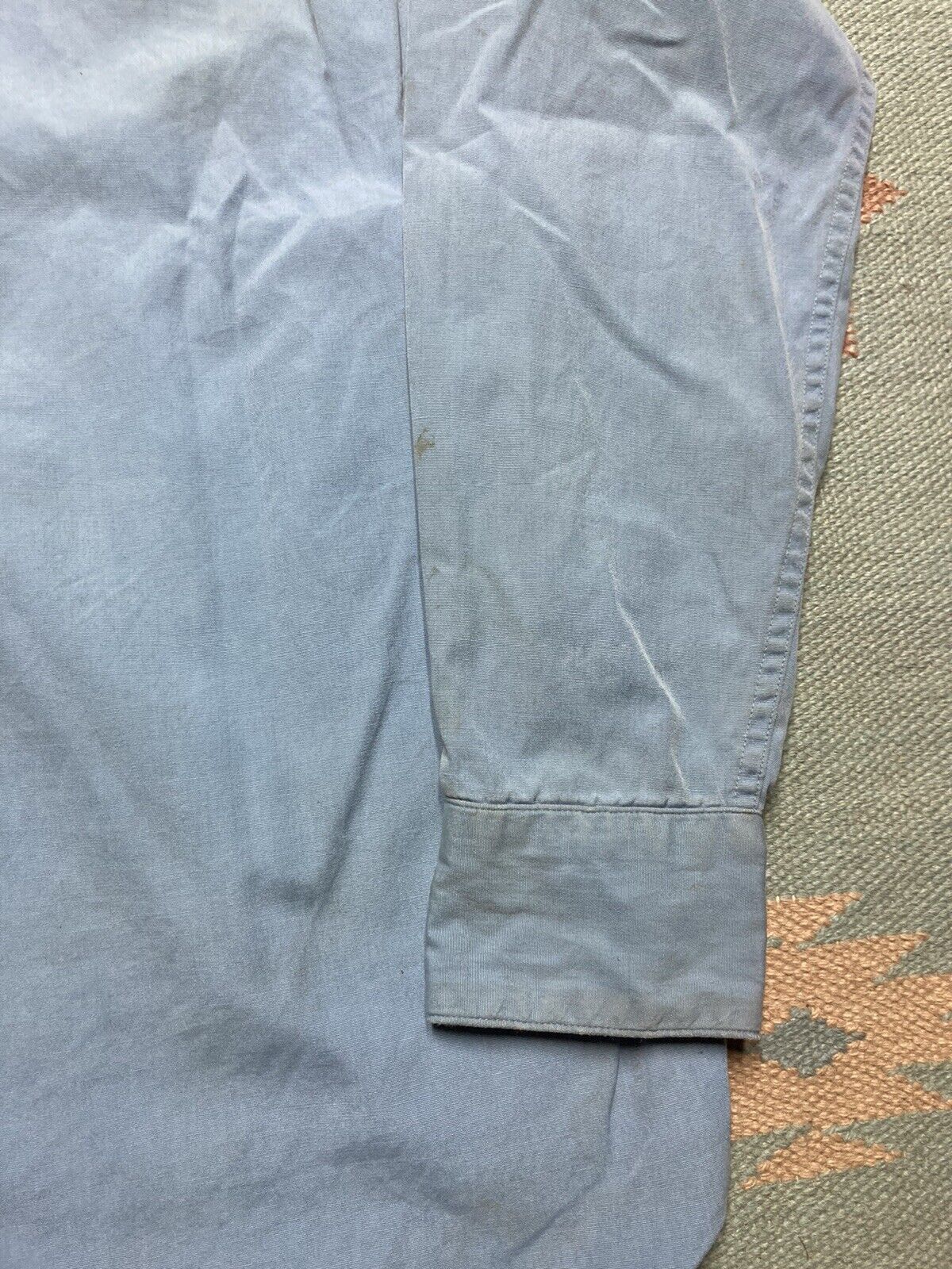 Vintage VTG 1950s work shirt Keeshin transport patch poplin large Size US L / EU 52-54 / 3 - 9 Thumbnail
