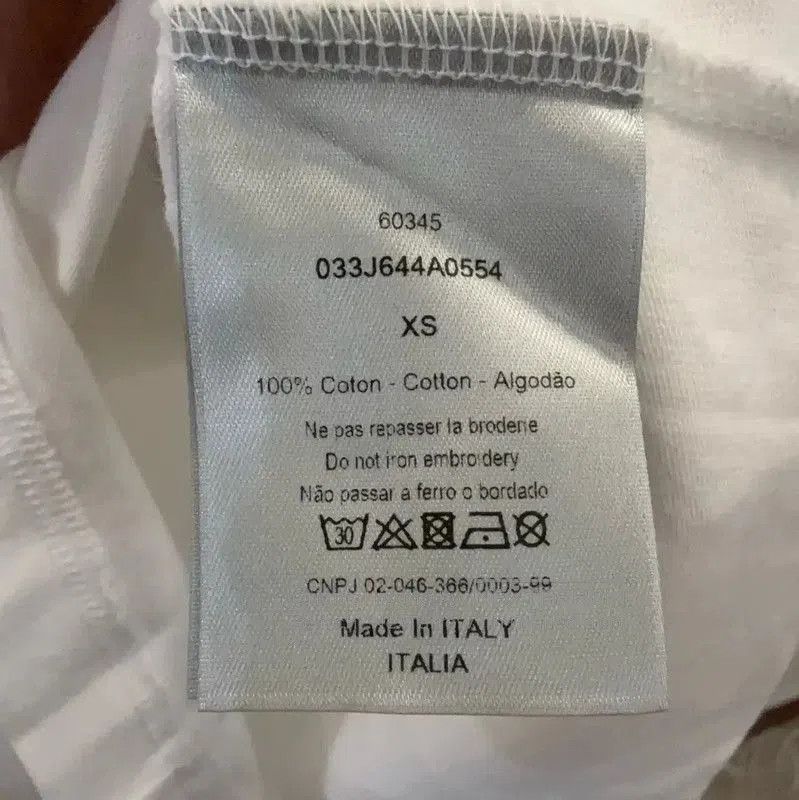 Dior Dior White Cotton Embroidered Men's T-Shirt . Size US XS / EU 42 / 0 - 4 Thumbnail