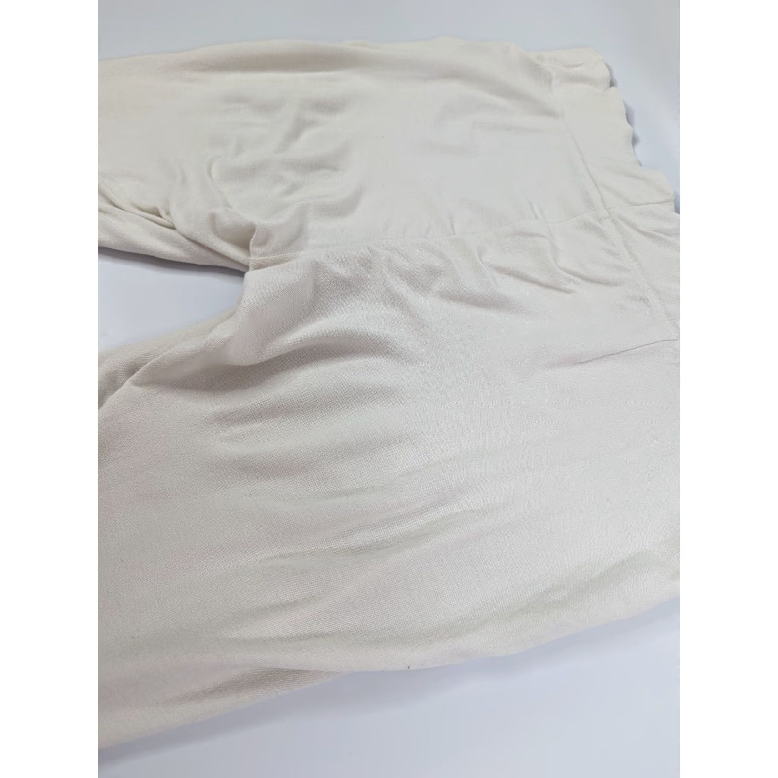 Eileen Fisher EILEEN FISHER Capri Pants Petite Small Stretch Crepe Straight Leg White USA Size 28" / US 6 / IT 42 - 7 Thumbnail