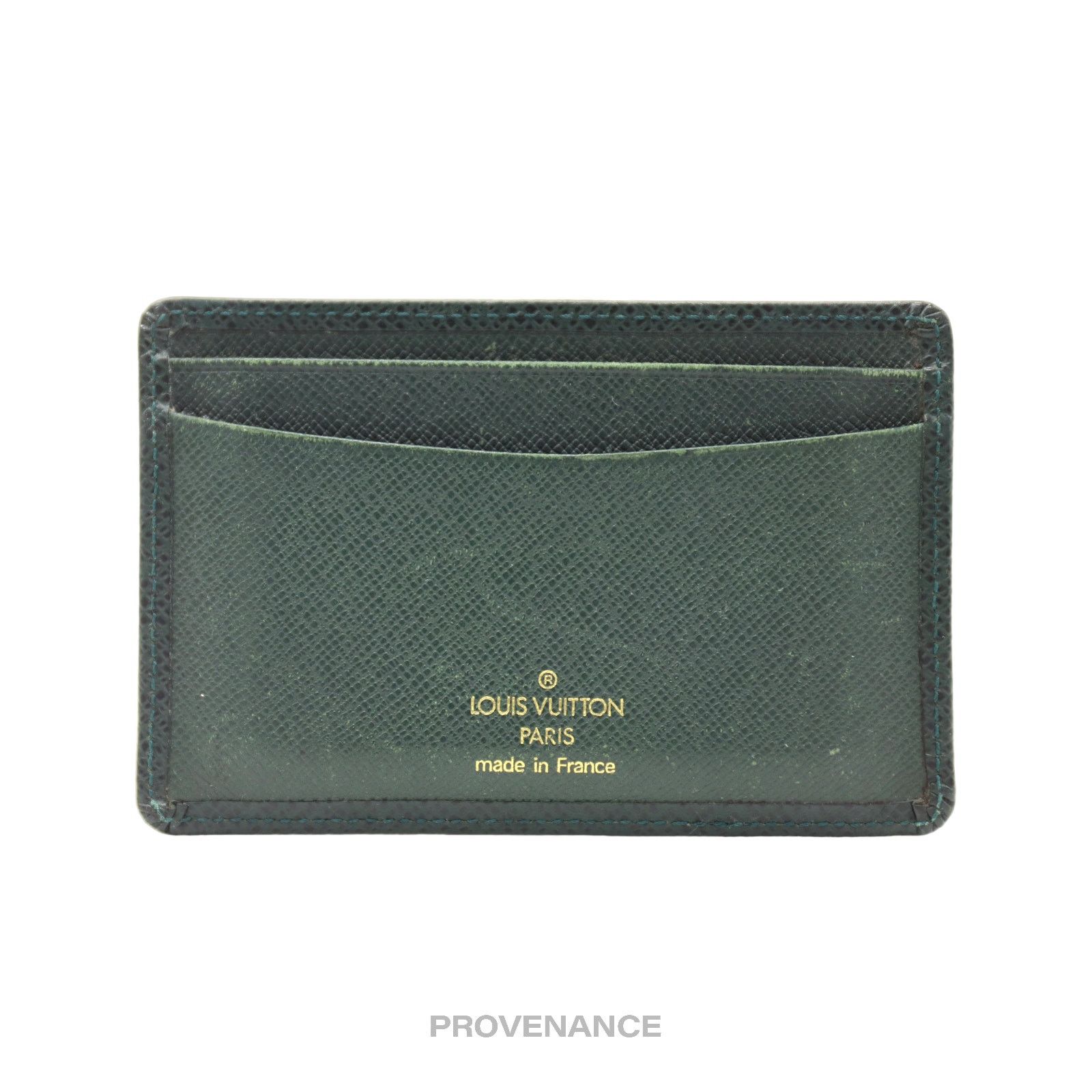 Louis Vuitton 🔴 Louis Vuitton Card Holder Wallet - Taiga Epicea Leather Size ONE SIZE - 4 Thumbnail