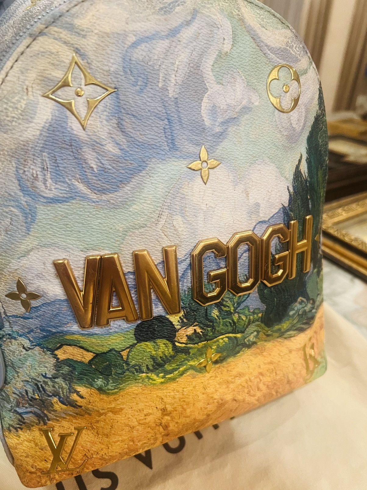 Louis Vuitton Louis Vuitton 2017 Van Gogh Palm Springs PM Backpack Size ONE SIZE - 3 Thumbnail