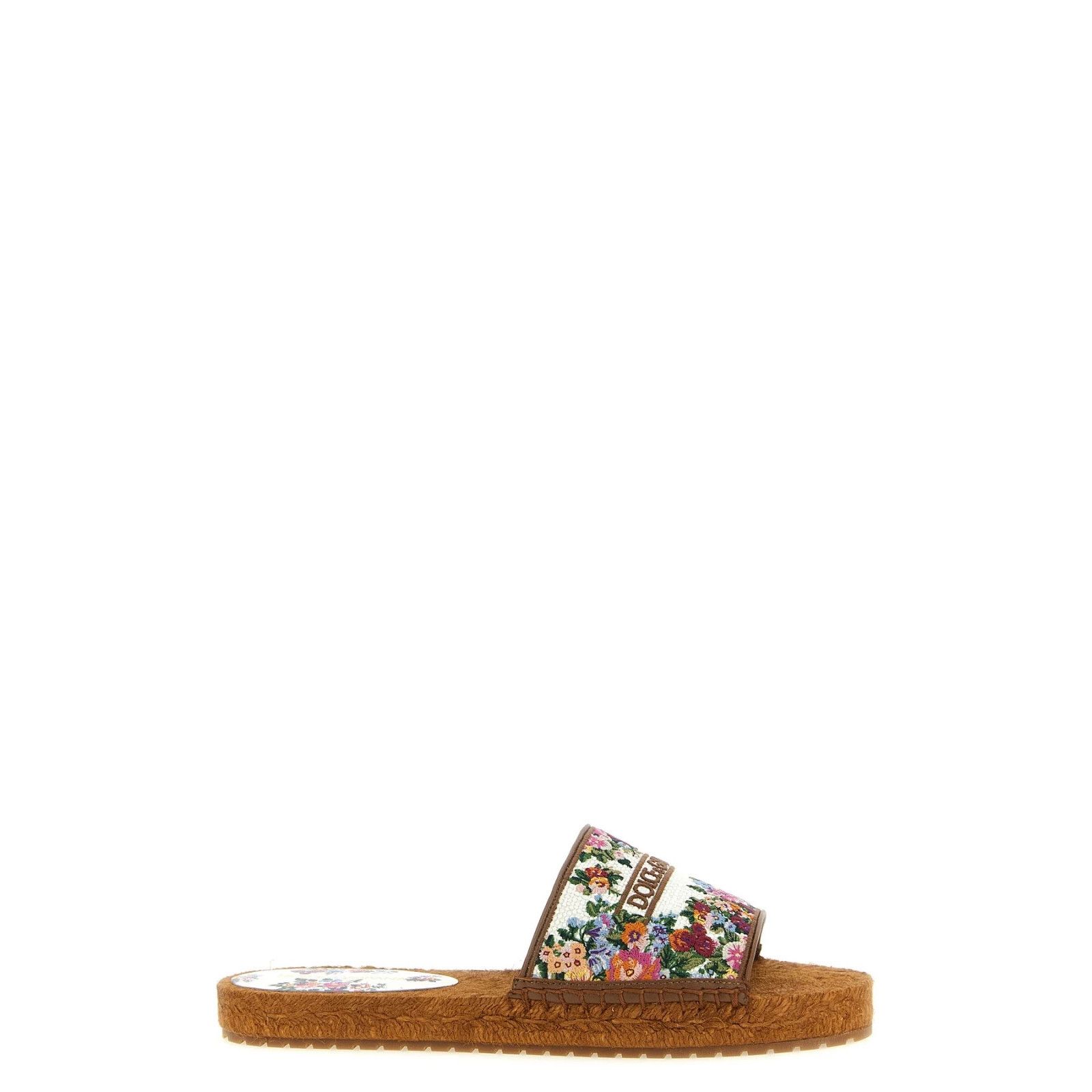Dolce&Gabbana Flower White Espadrilles New & Authentic (Wom