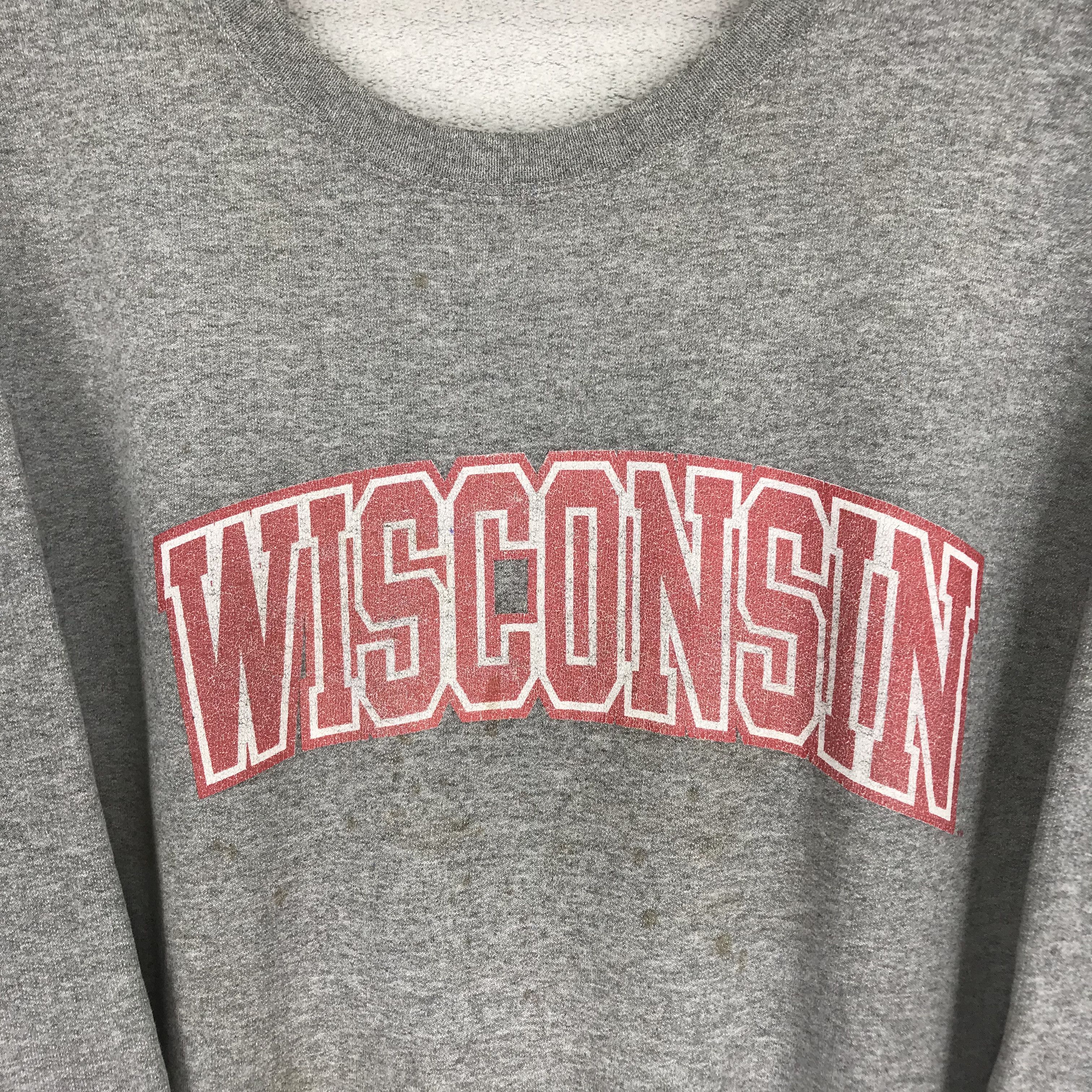 Trench USA Vintage Wisconsin State Usa Sweatshirt - 87 Size US XL / EU 56 / 4 - 3 Thumbnail