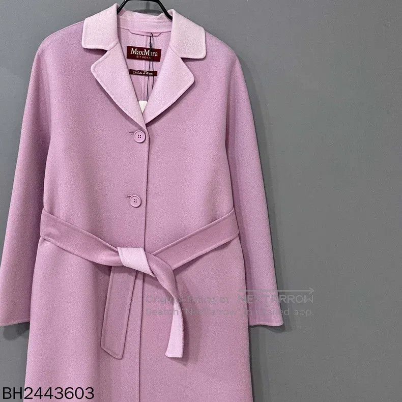 Max Mara Max Mara Eggplant Purple Wool Coat Size XS / US 0-2 / IT 36-38 - 2 Thumbnail