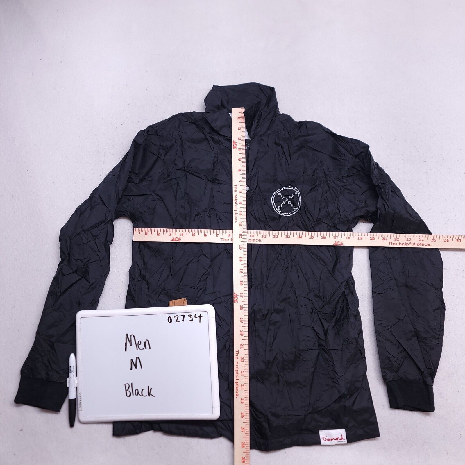 Other Diamond Casual Button Up Outdoor Jacket Mens Size M Black Size US M / EU 48-50 / 2 - 6 Thumbnail