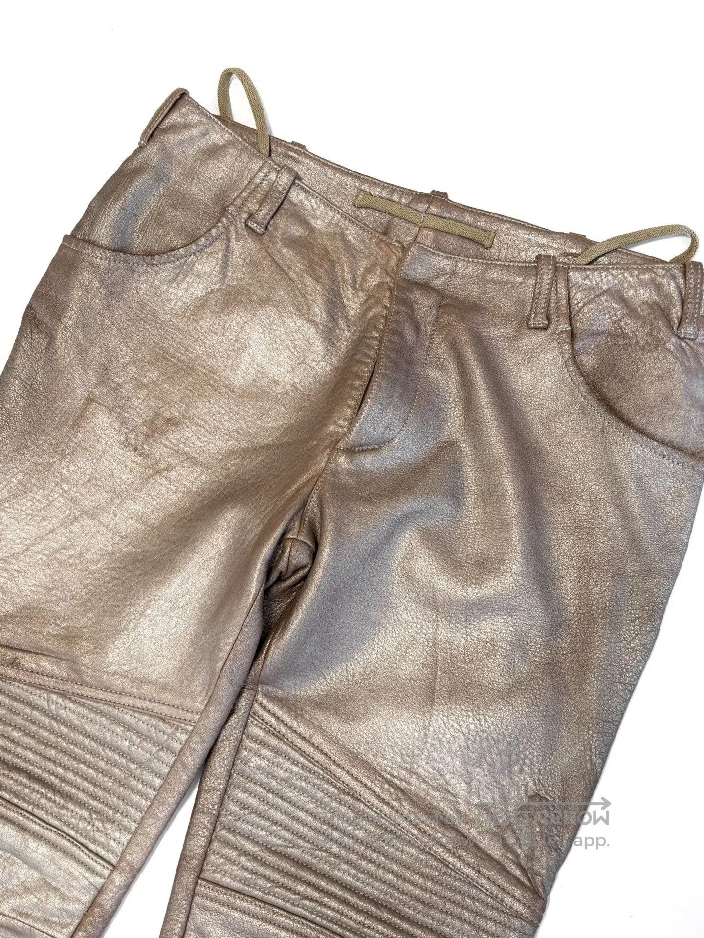Helmut Lang Helmut Lang 1999 Astro Leather Pants. Size US 26 / EU 42 - 6 Thumbnail