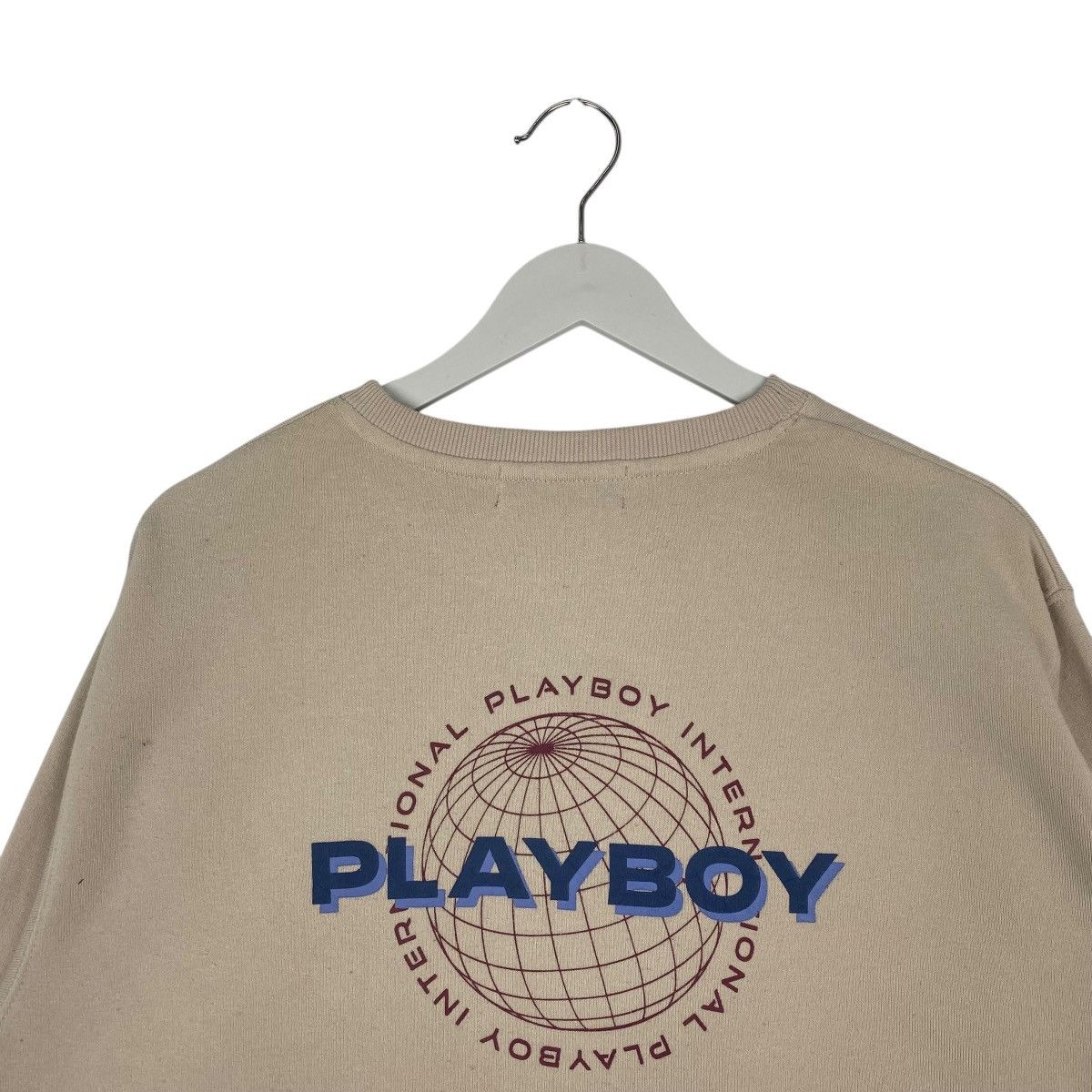 Other Vintage Playboy Small Printed Crewneck Sweatshirt Beige SzL Size US L / EU 52-54 / 3 - 2 Thumbnail