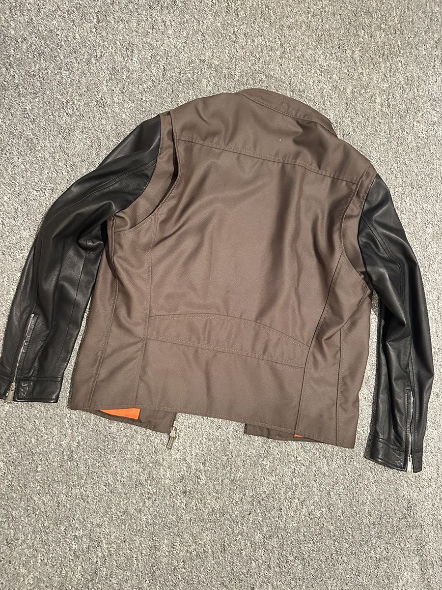 Dsquared2 Dsquared2 biker Nylon Jacke Leder Ärmel 52 L Size US L / EU 52-54 / 3 - 3 Thumbnail