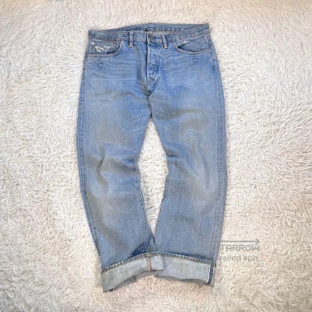 RRL Ralph Lauren classic selvedge denim boot cut pants. Size US 38 / EU 54 - 2 Thumbnail