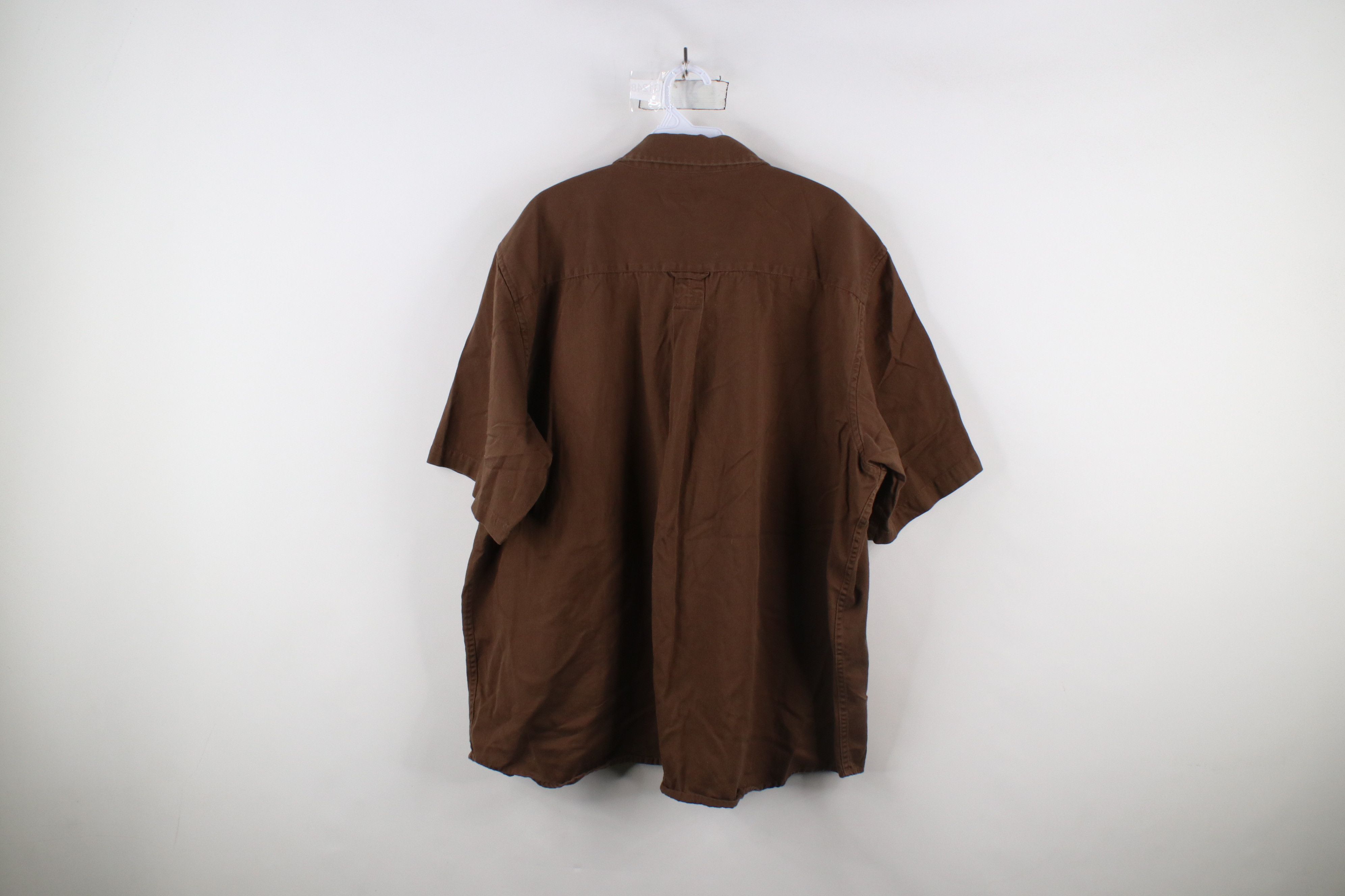 Vintage Vintage 90s Streetwear Short Sleeve Collared Button Shirt Size US XXL / EU 58 / 5 - 7 Thumbnail