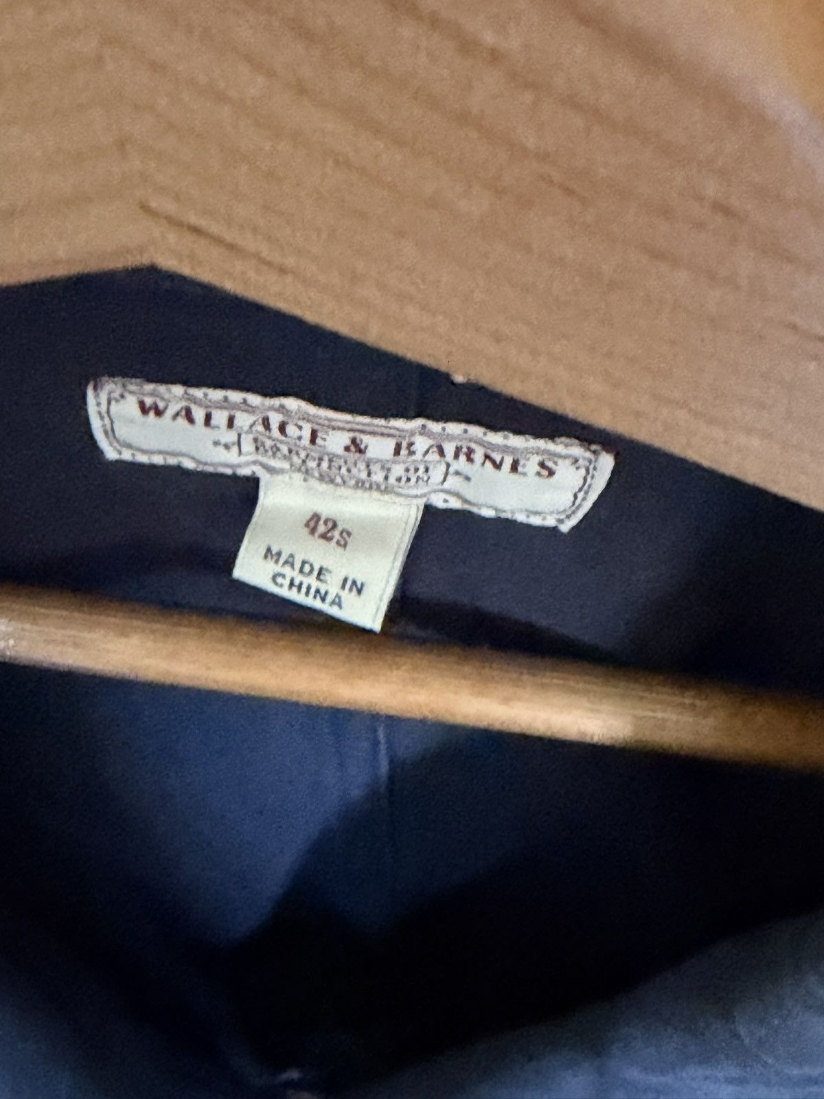 Wallace & Barnes Navy Wallace and Barnes Blazer 42S Size 42S - 2 Thumbnail