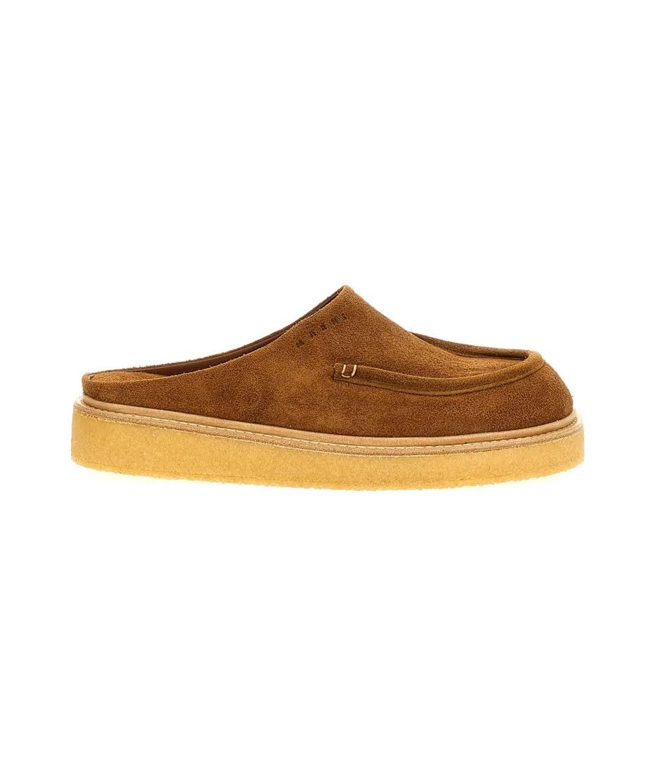 Marni Marni Suede Sabots Size US 11 / EU 44 - 1 Thumbnail
