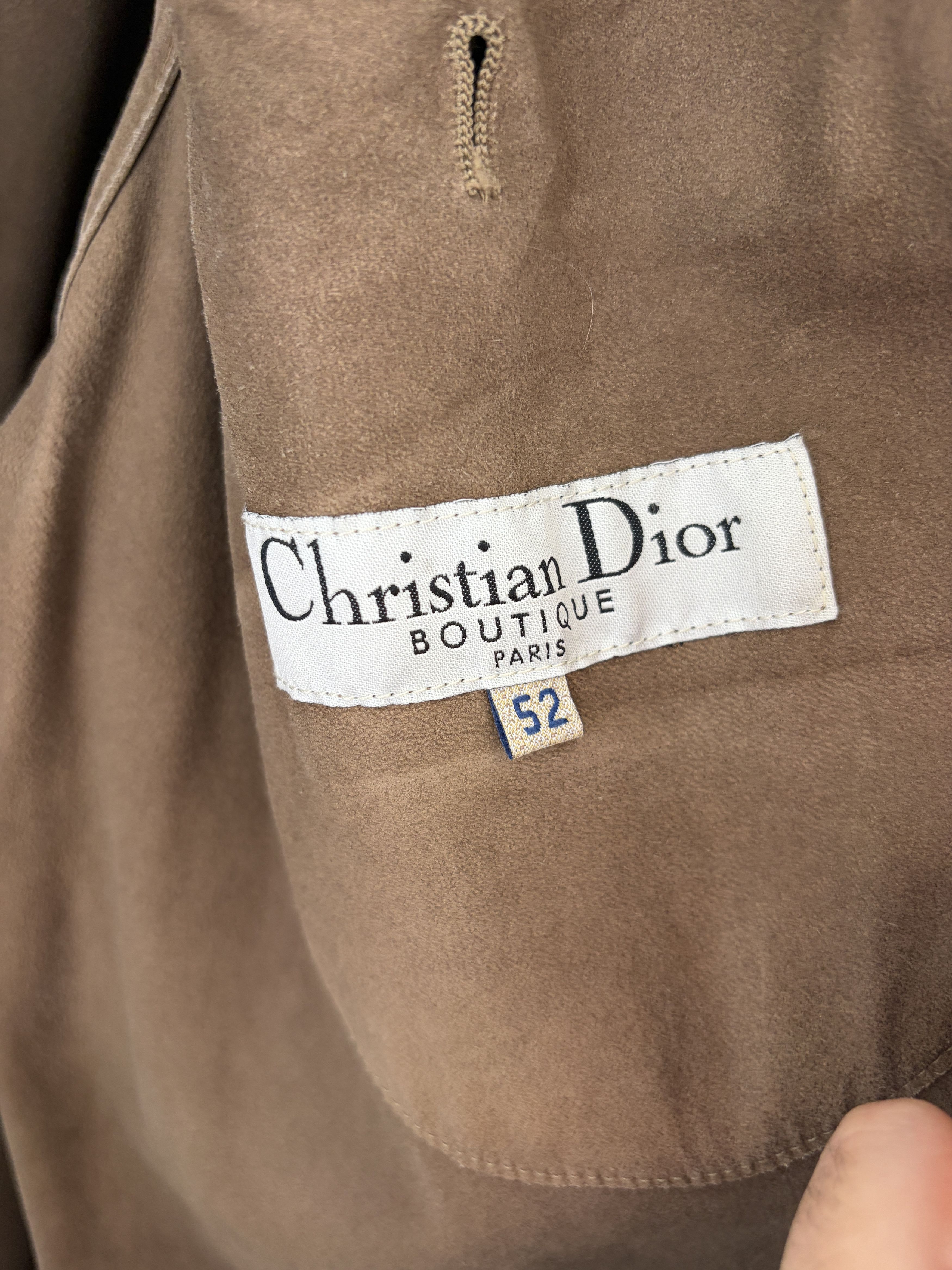 Dior Christian Dior Boutique Paris Suede Zip Jacket, 52 Size US L / EU 52-54 / 3 - 5 Thumbnail