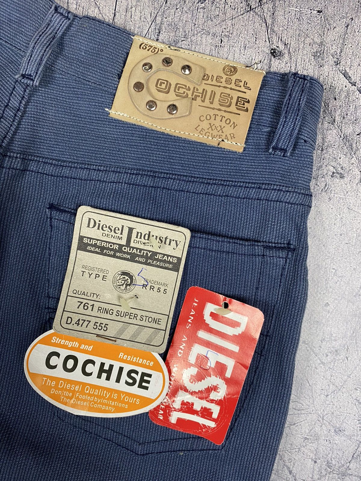 Diesel New! Vintage 00s Diesel Cochise Designer Denim Jeans y2k og Size US 31 - 4 Thumbnail