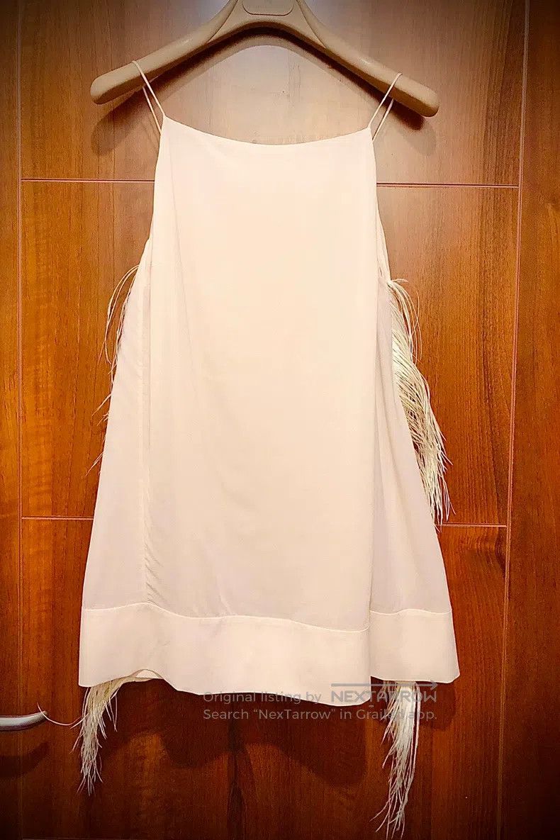 Brunello Cucinelli Brunello Cucinelli Ostrich Feather Strapless Top Size M / US 6-8 / IT 42-44 - 2 Thumbnail
