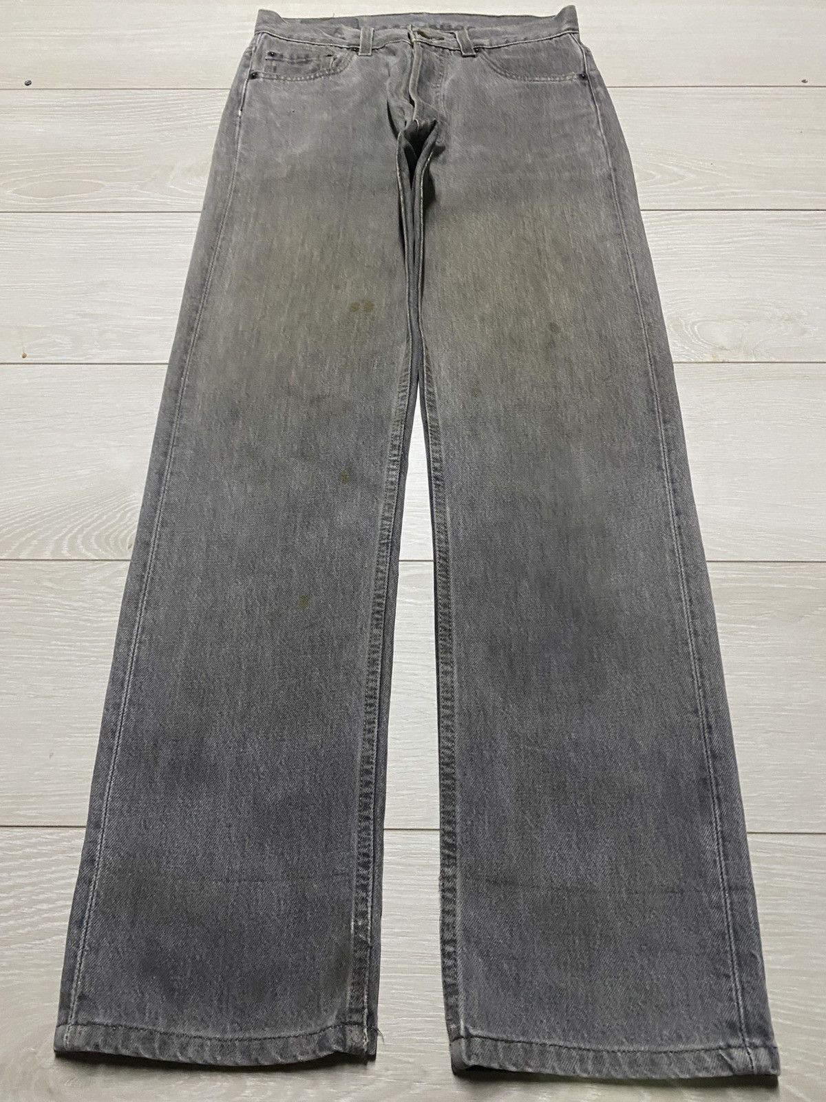 Levi's Vintage Levis 501 90s Grunge Distressed Jeans Size US 29 - 1 Thumbnail