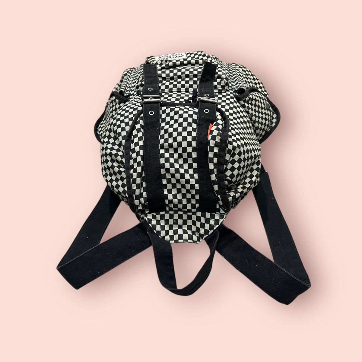 Vintage VINTAGE JAPAN DESIGN CHECKERED CANVAS BACKPACK / RUCKSACK Size ONE SIZE - 20 Thumbnail