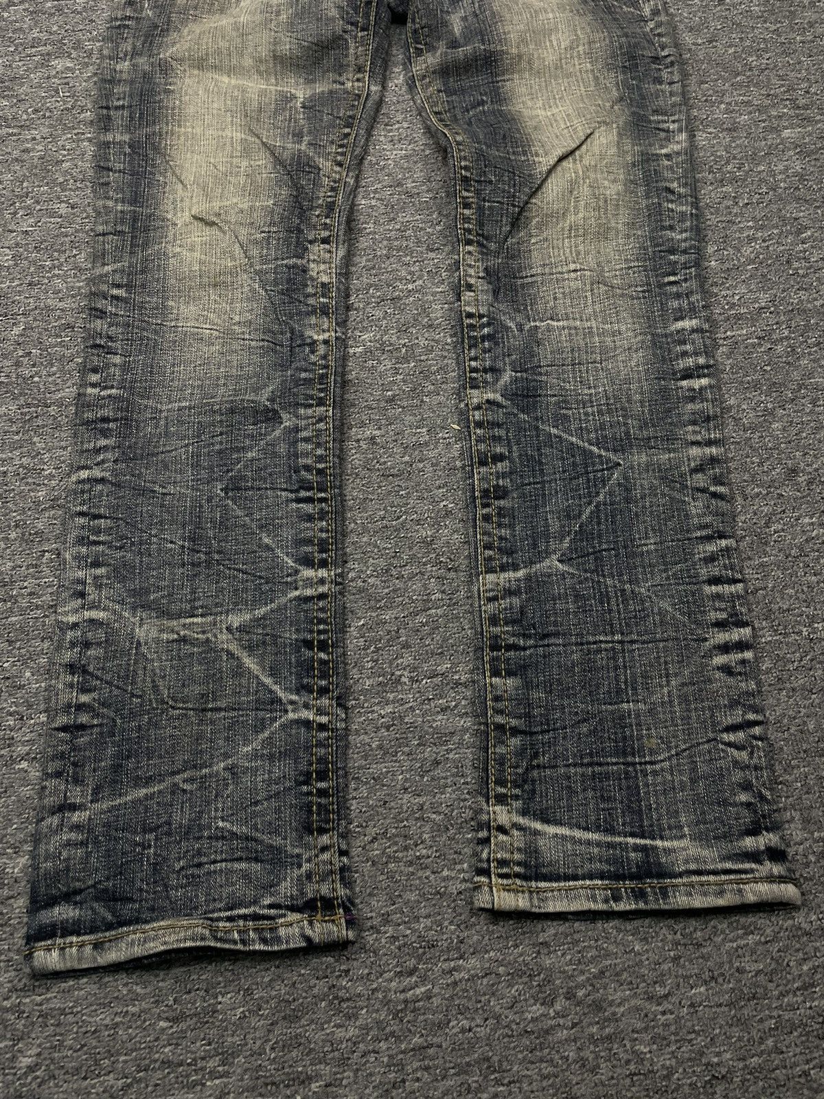 If Six Was Nine × Le Grande Bleu (L.G.B.) × PPFM Vintage Spicy Denim Double Waist Jeans Size US 30 / EU 46 - 4 Thumbnail