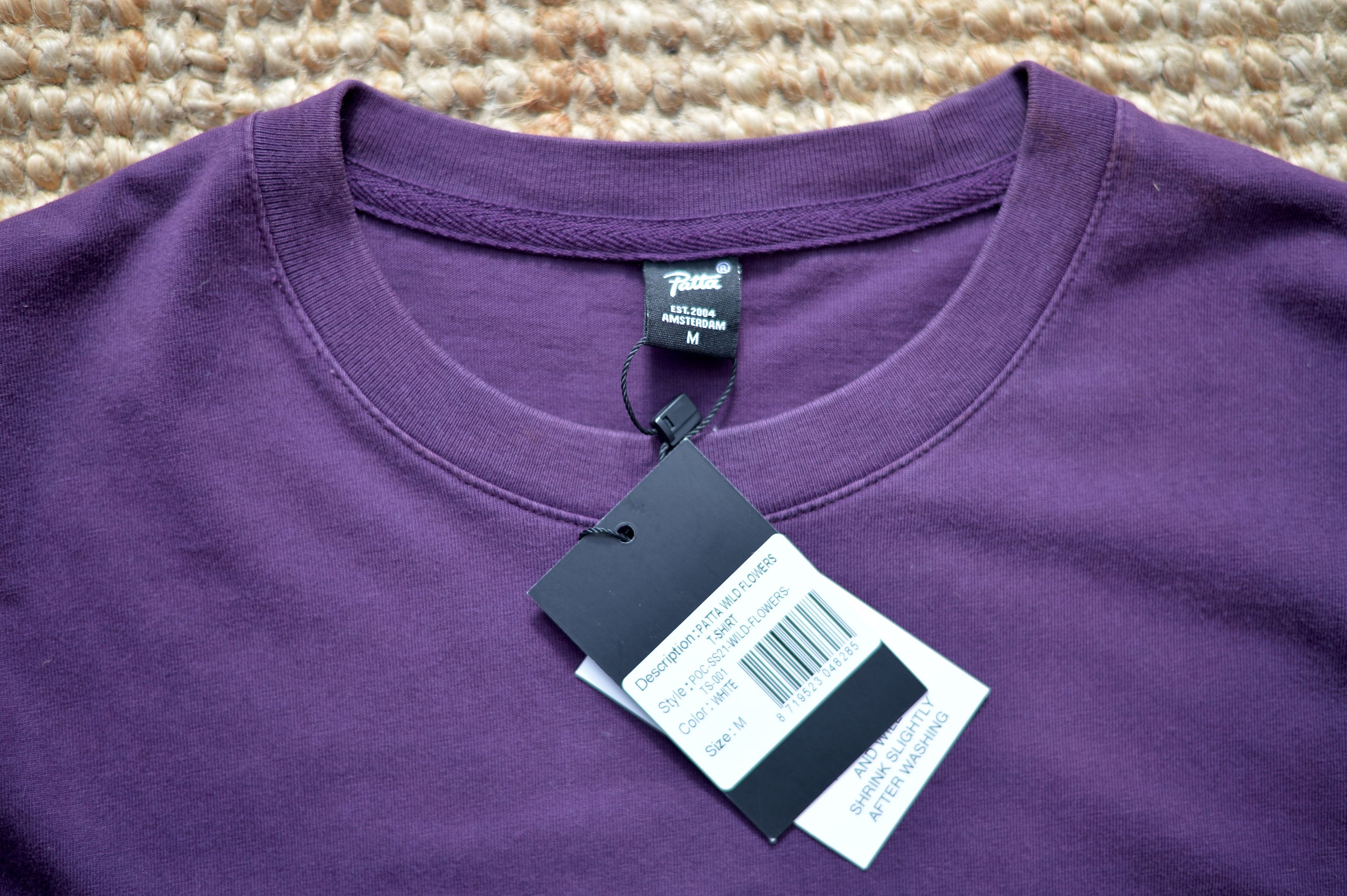 Patta Patta, wld flower t-shirt, size M, NEW! Size US M / EU 48-50 / 2 - 3 Thumbnail