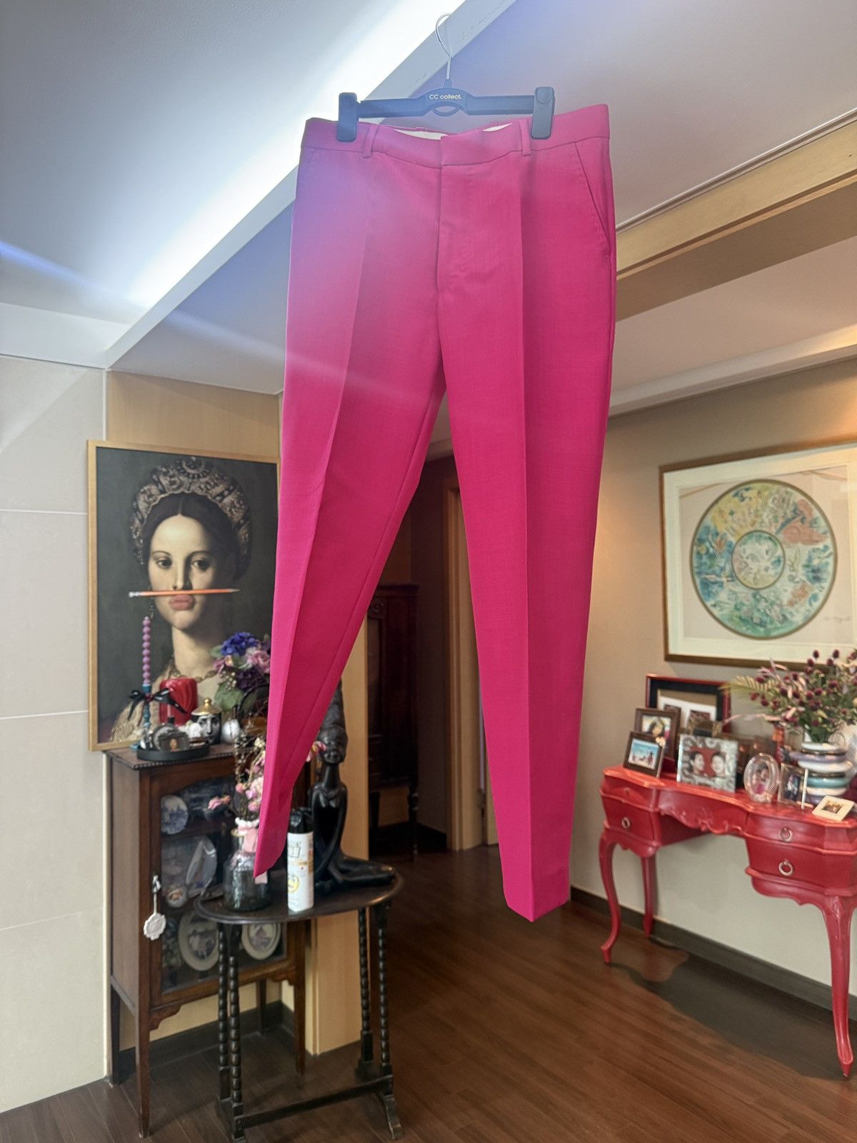Alexander McQueen Alexander Mcqueen Cigarette Trousers Pink Size US 30 / EU 46 - 2 Thumbnail