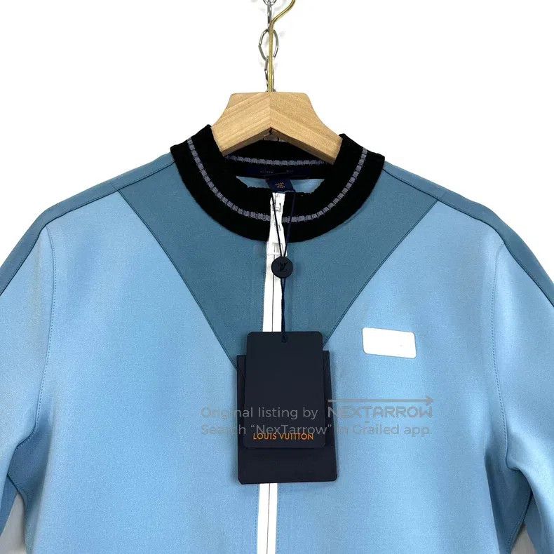 Louis Vuitton Louis Vuitton Blue chest label logo half zip slim dress Size XS / US 0-2 / IT 36-38 - 3 Thumbnail