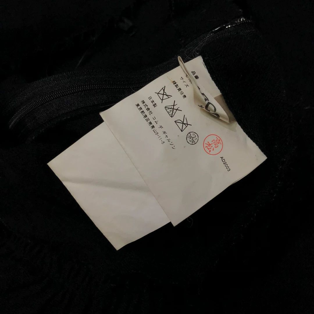 Comme des Garcons CDG 04SS Abstract Excellence Shrunken Wool Deformed Skirt S Size 26" / US 2 / IT 38 - 7 Thumbnail