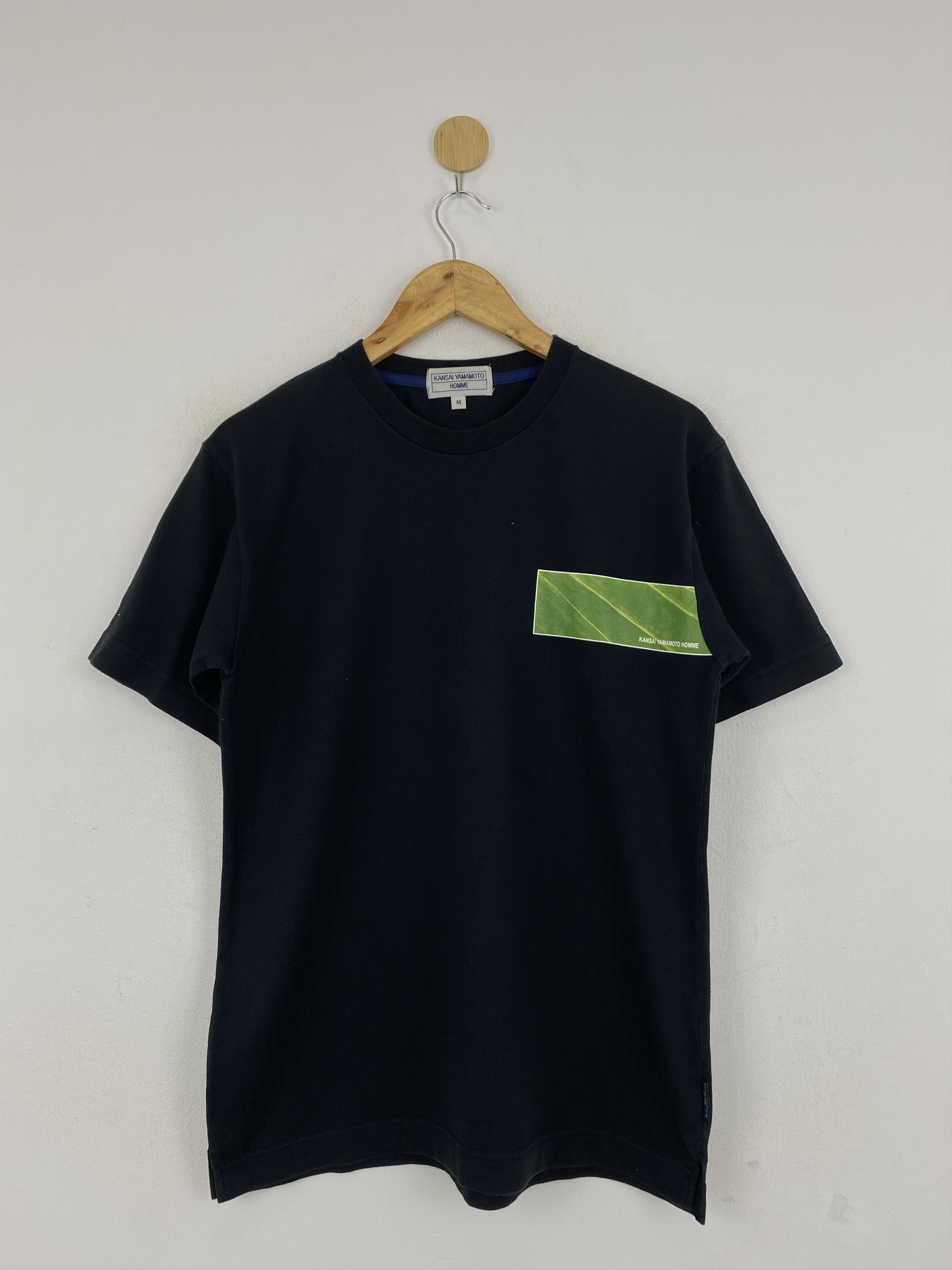Kansai Yamamoto Vintage Kansai Yamamoto Homme Short Sleeve Tee Size US M / EU 48-50 / 2 - 1 Thumbnail