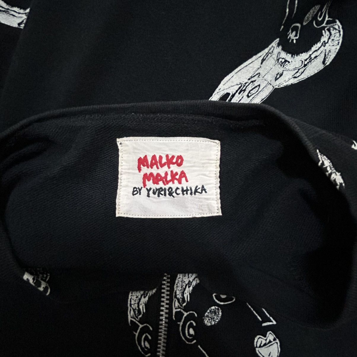 Japanese Brand Vintage Japanese Malko Malka by Yuri&Chika Zipped Sweatshirt Size US M / EU 48-50 / 2 - 11 Thumbnail