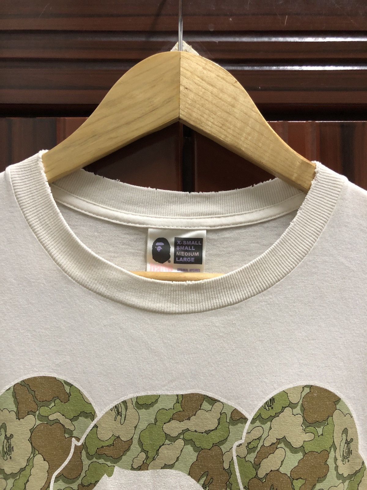 Bape × Kaws Bape x Kaws Cloud Camo Ape Head Tee Size US M / EU 48-50 / 2 - 3 Thumbnail