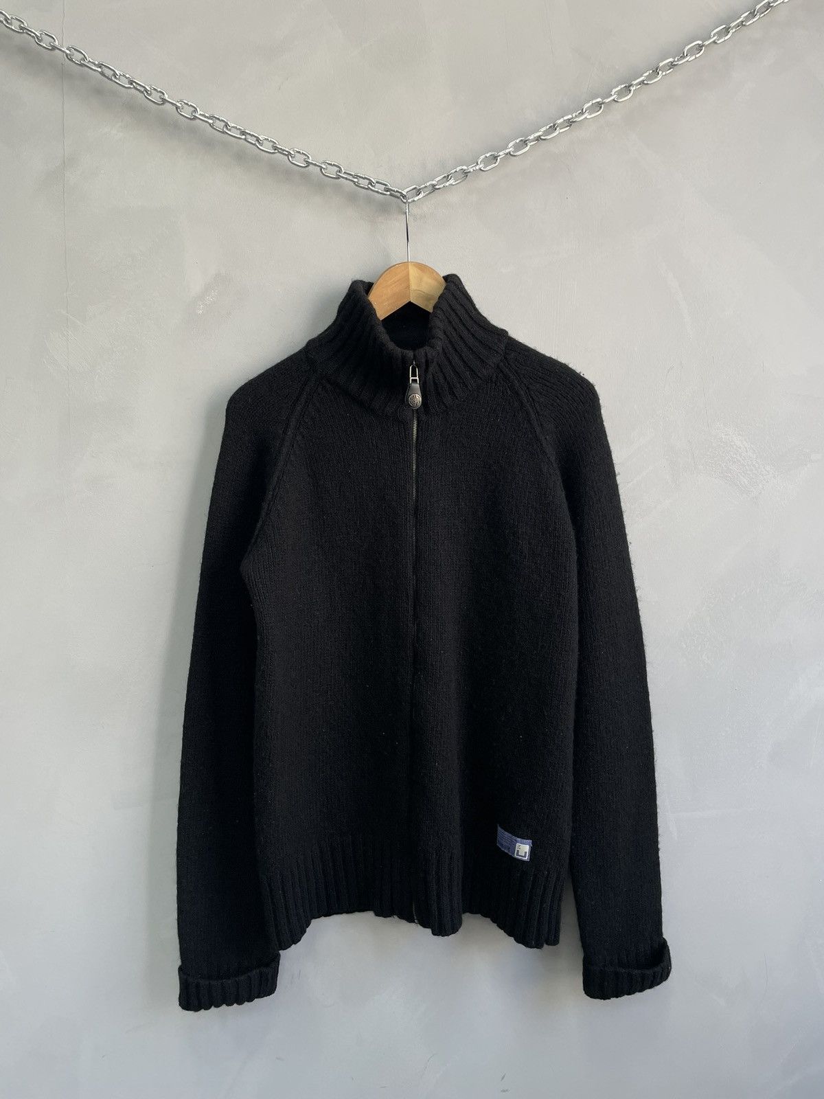 Diesel Rare y2k diesel wool zip sweater hype Size US XL / EU 56 / 4 - 2 Thumbnail