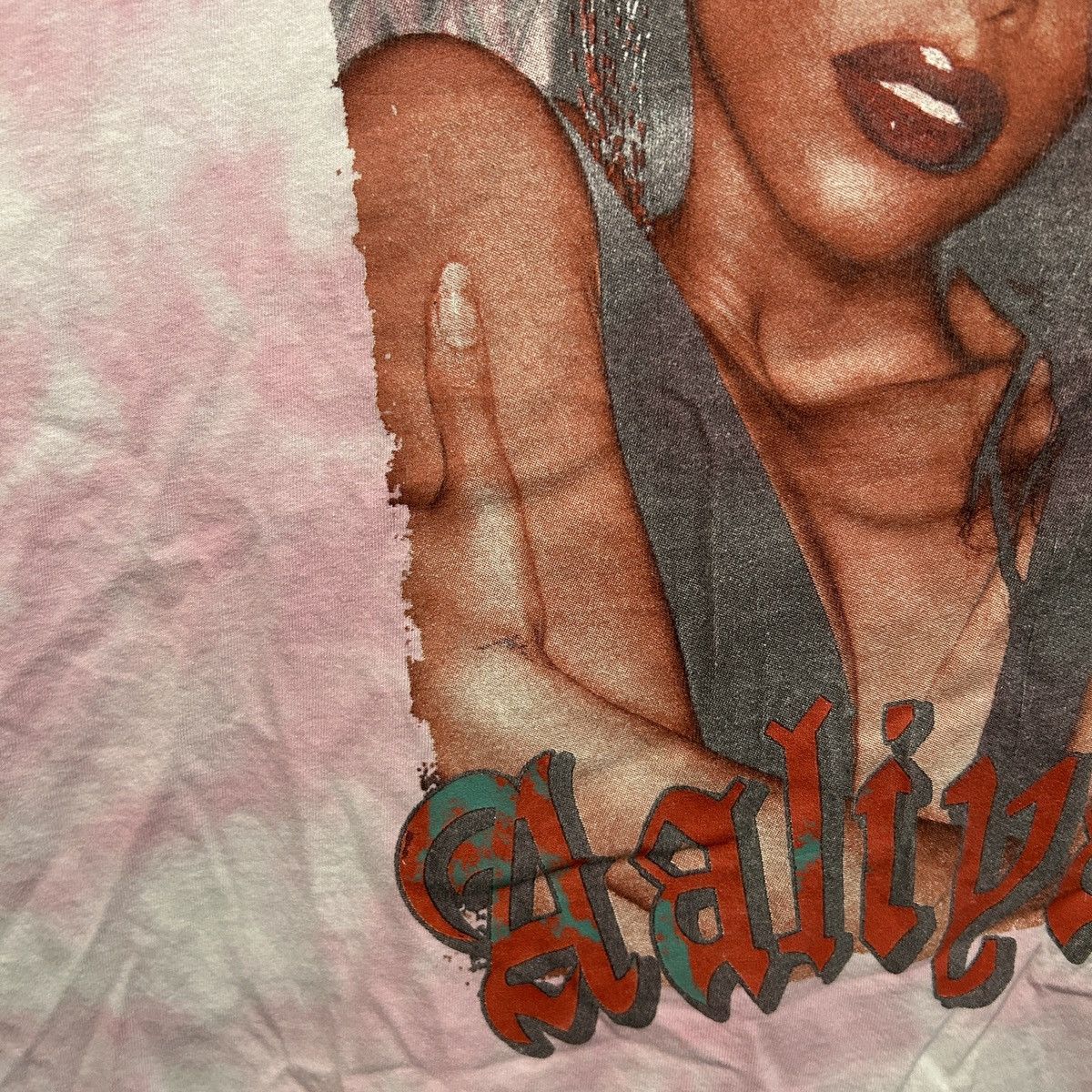 Other Aaliyah Pink Tie Dye Graphic Tshirt Size Large - "Ashlee" Size US L / EU 52-54 / 3 - 8 Thumbnail